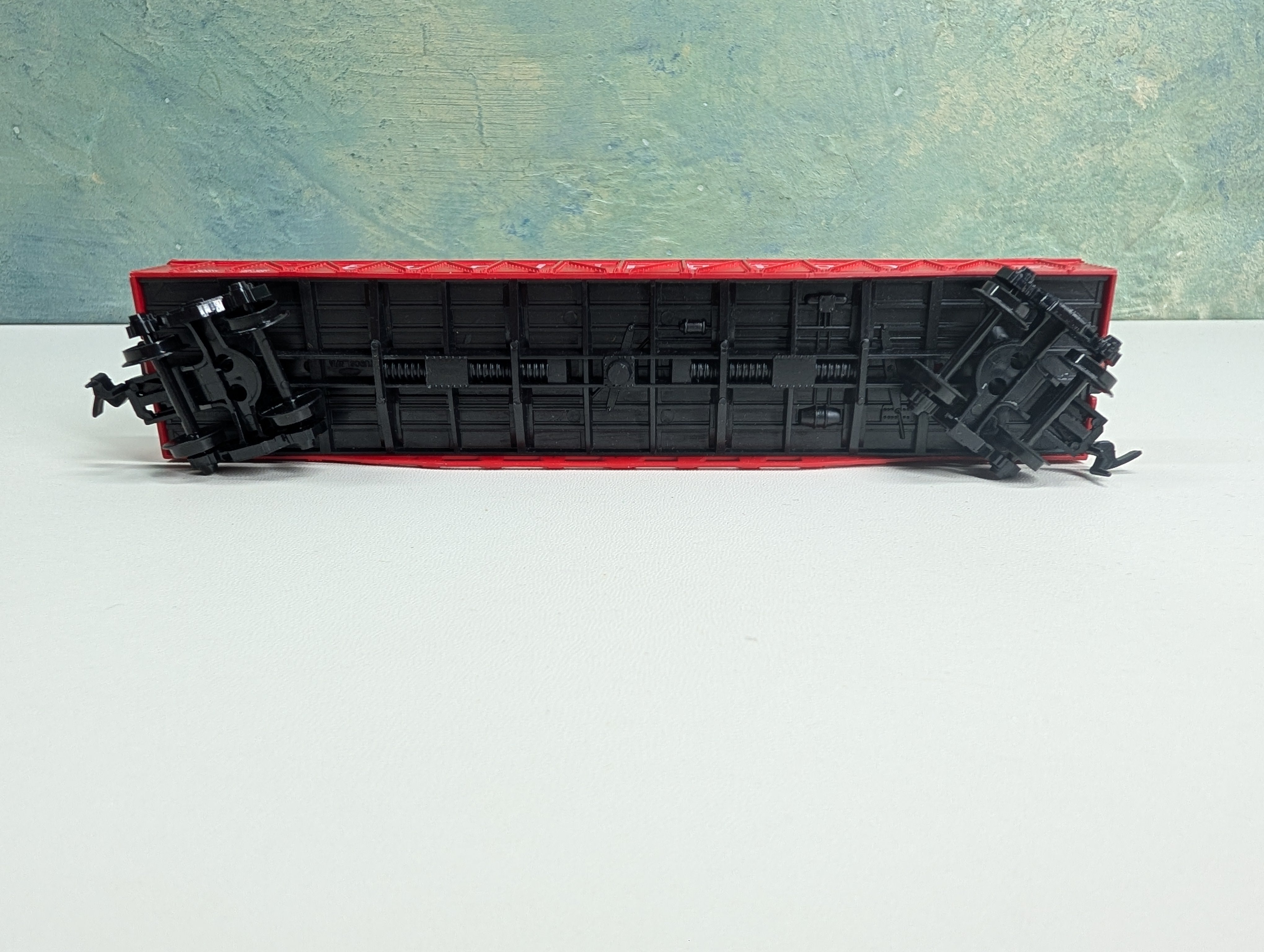 USED AHM HO Scale 50' Wooden OB Gondola Burlington