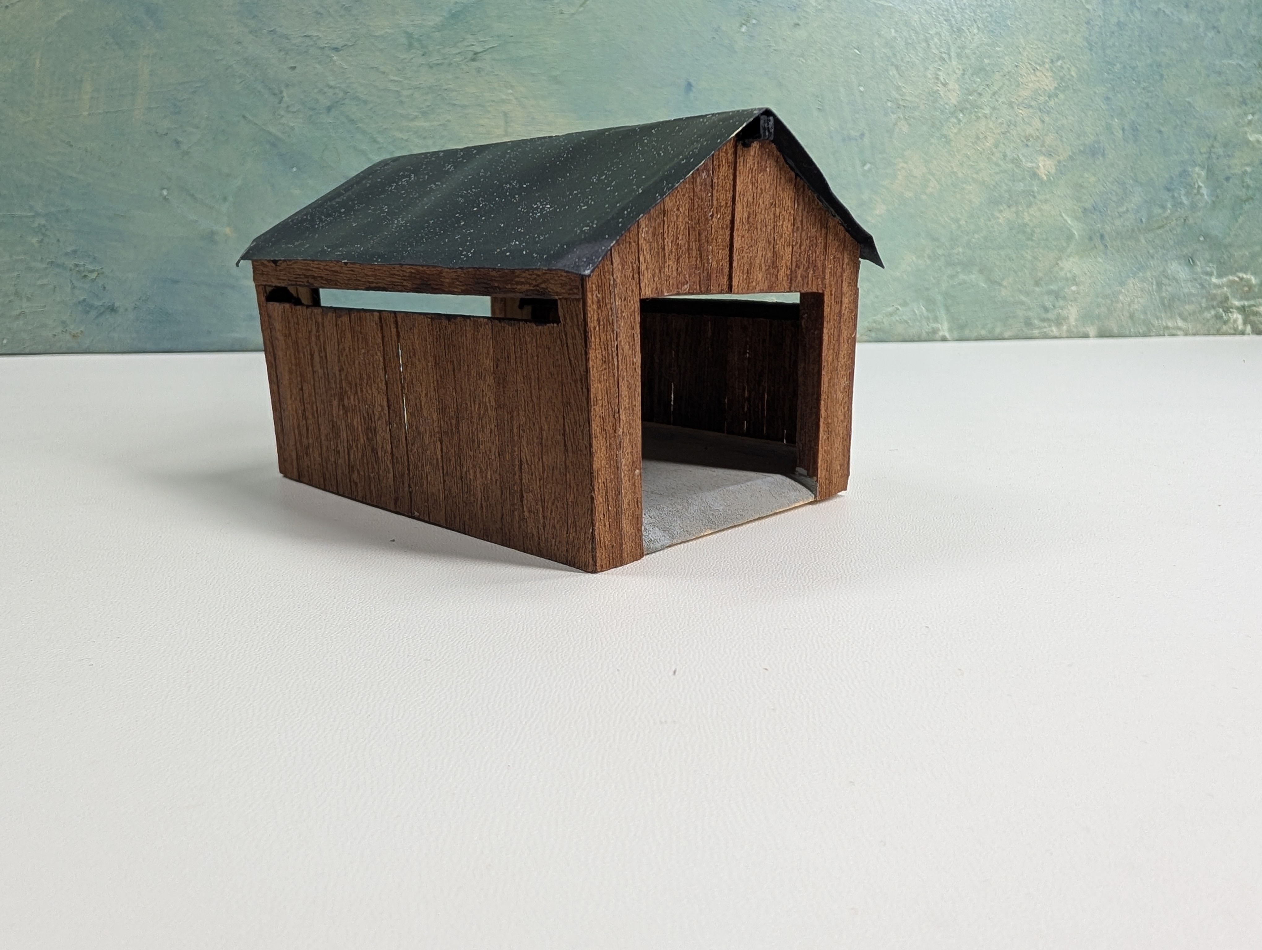 USED HO Scale Scratch Built Garage
