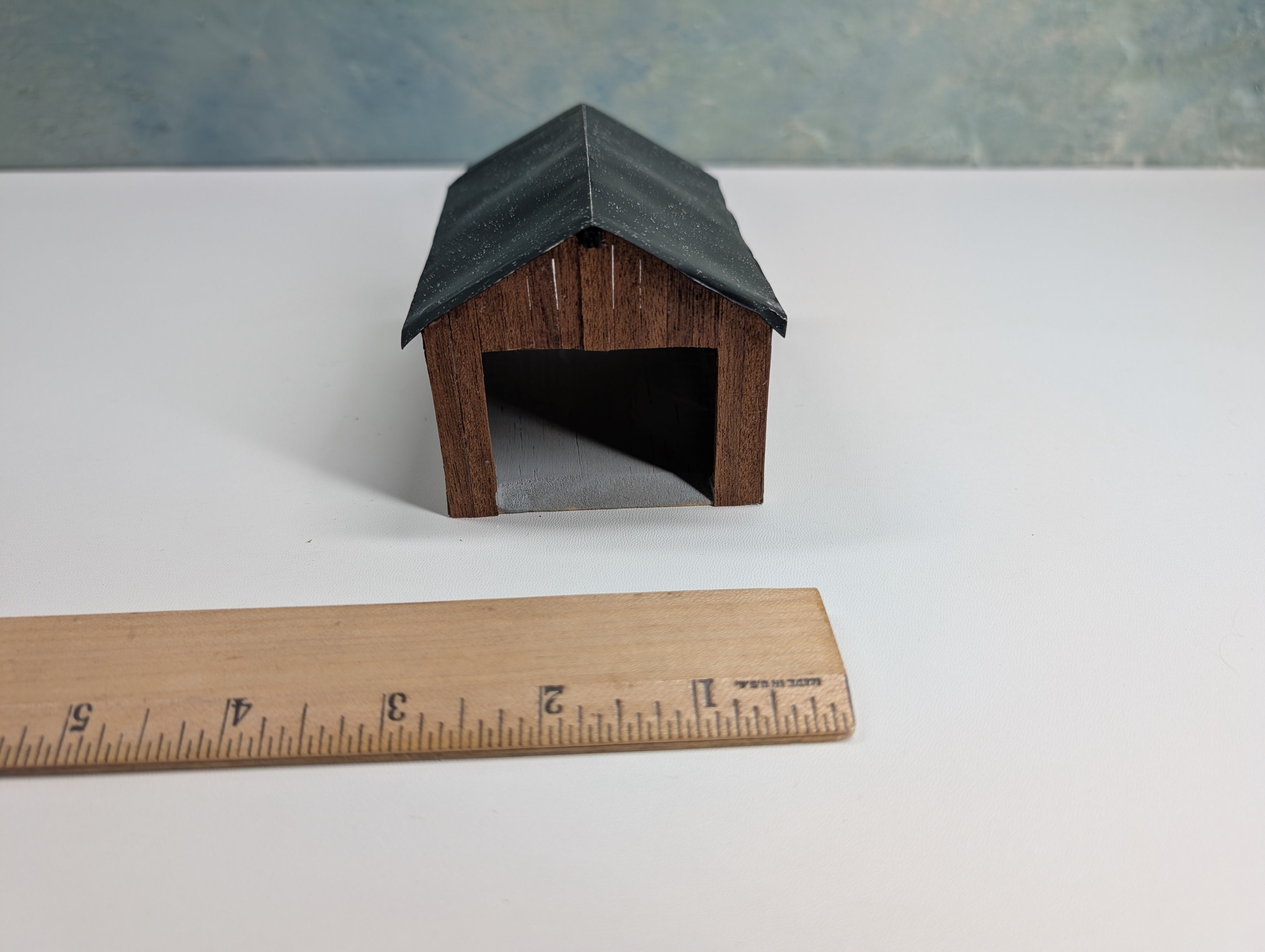 USED HO Scale Scratch Built Garage