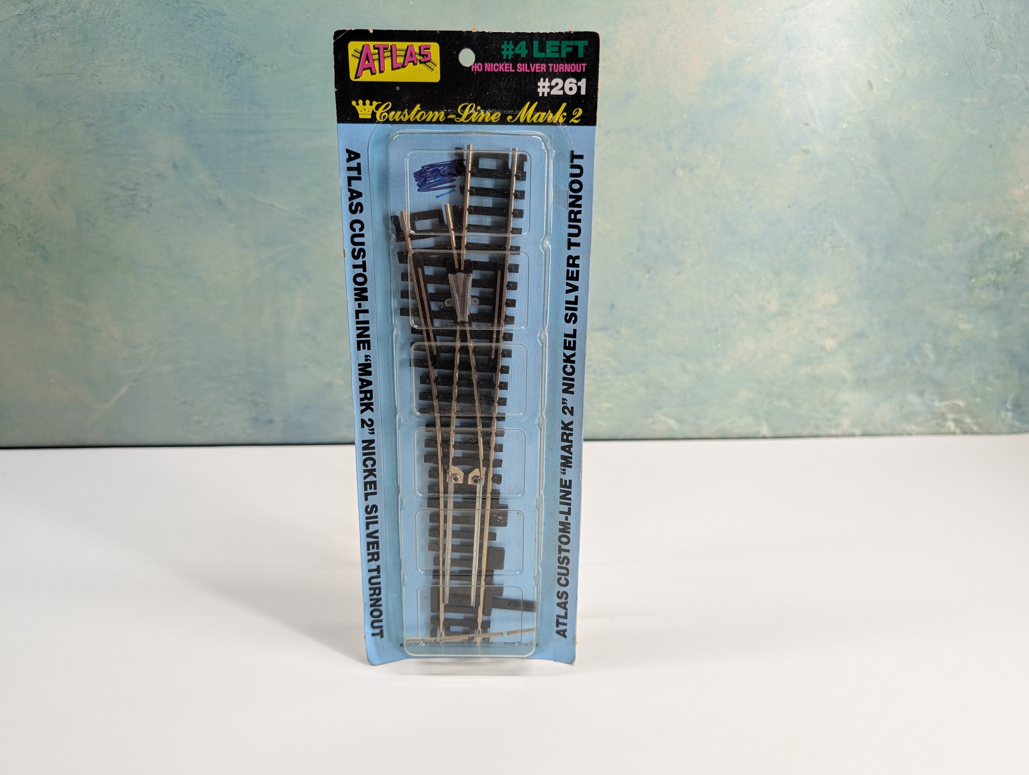 Atlas 261 HO Scale #4 Nickel Silver Code 100 Left Turnout, Custom Line