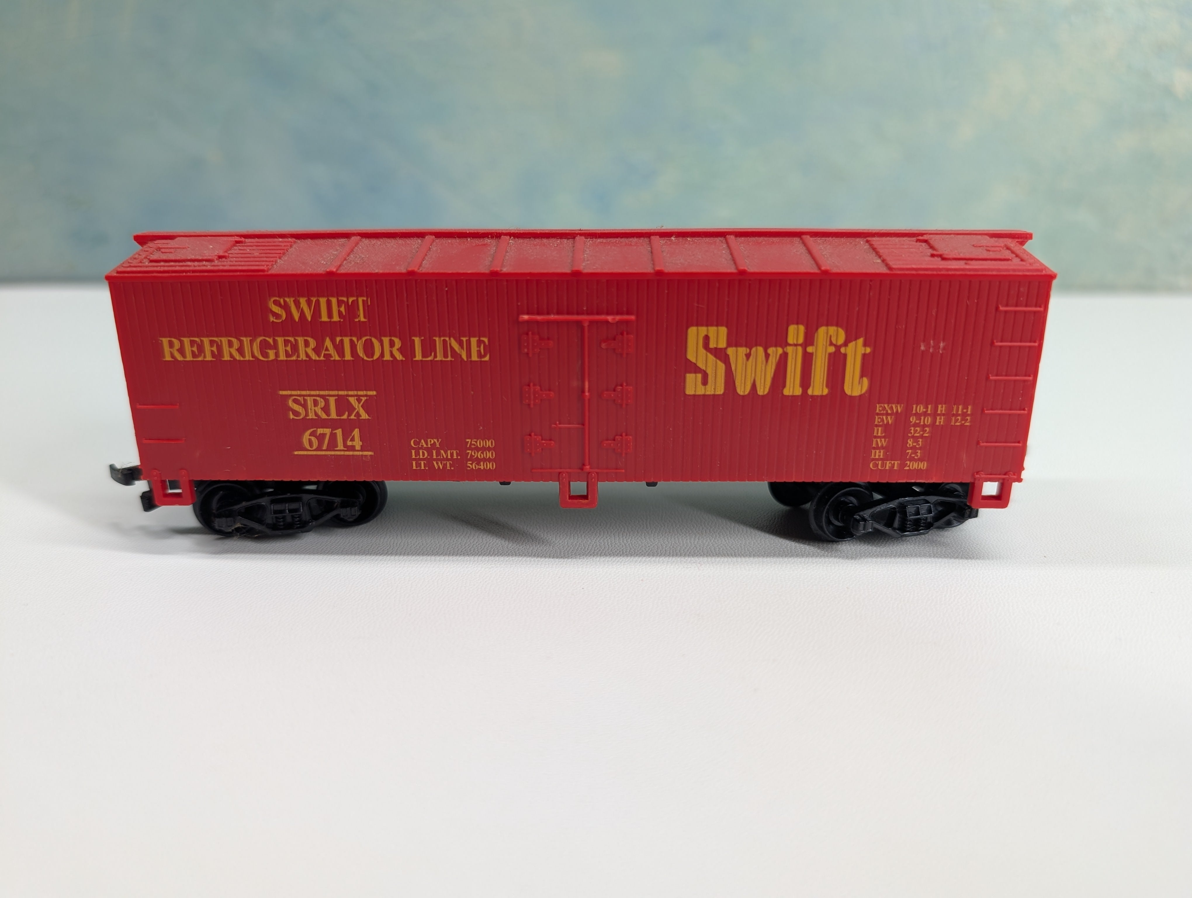 USED Life-Like HO Scale Reefer Swift Refrigerator Line SRLX #6714