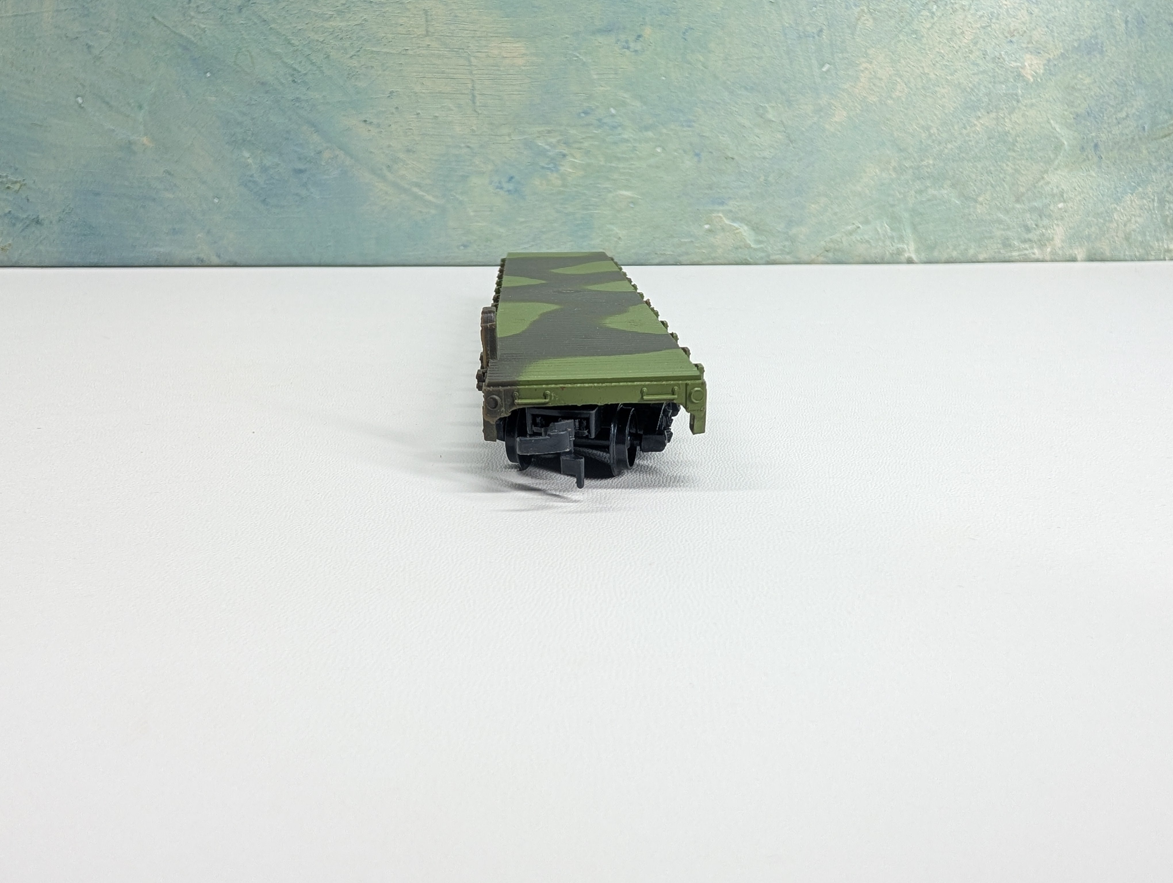 USED AHM HO Scale 50' Flat Car US Army 56789
