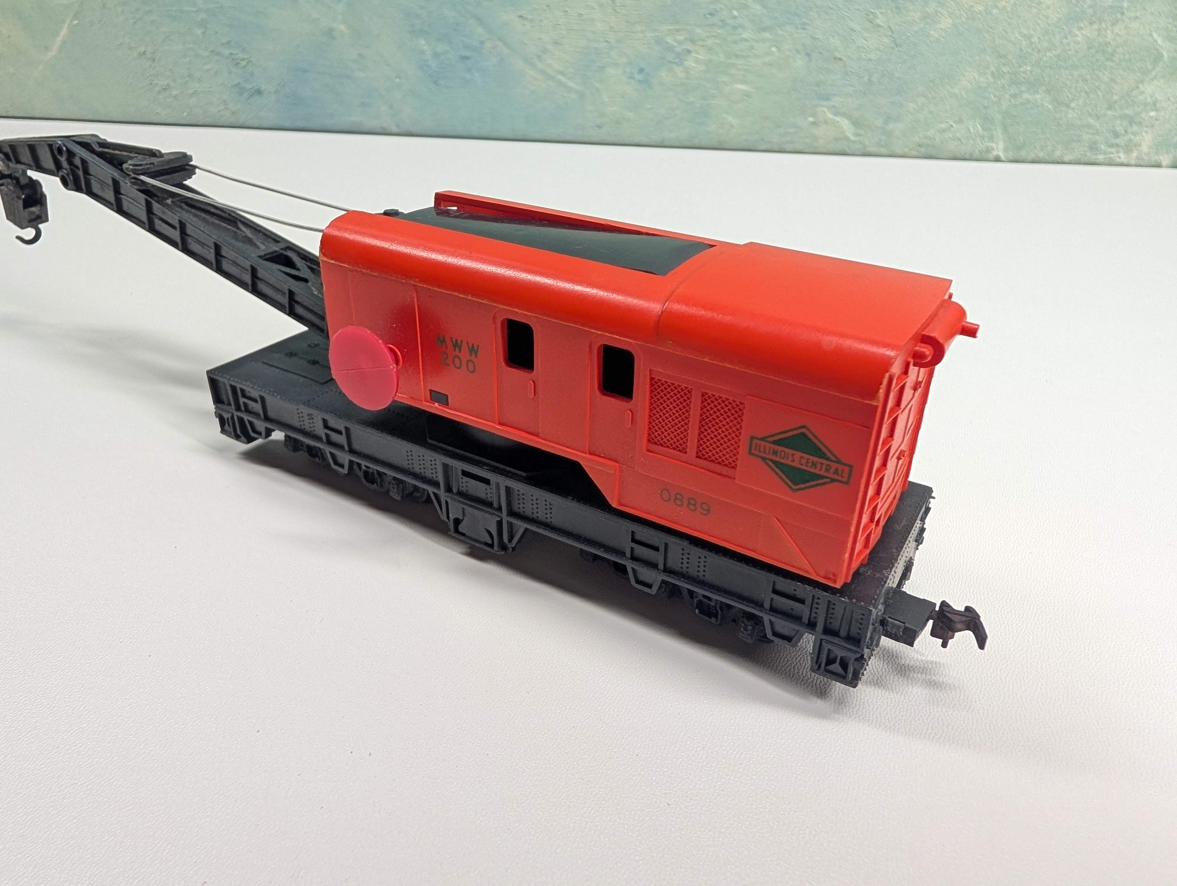 USED Lionel HO Scale Crane Illinois Central MWW 200 #0889