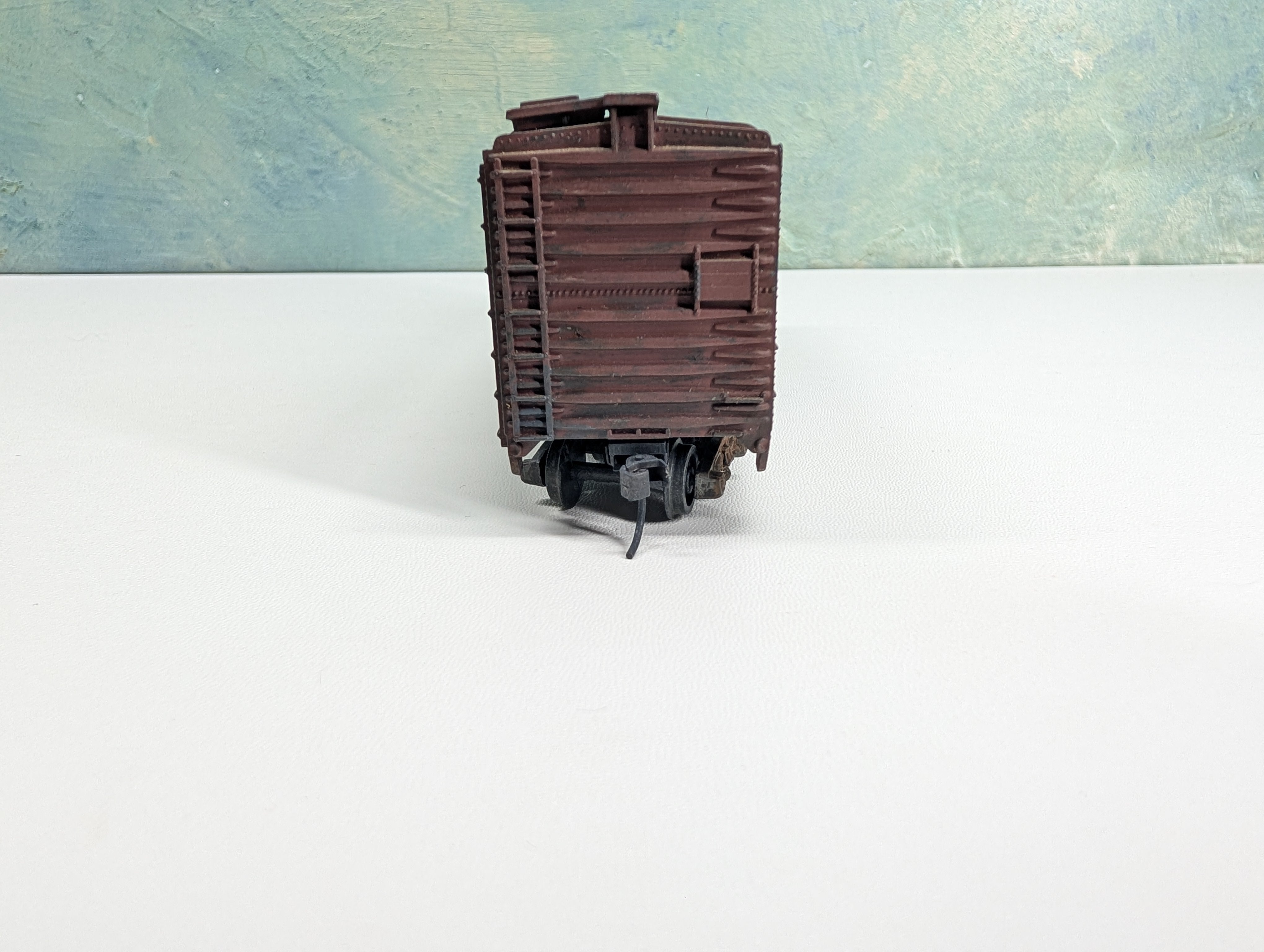 USED Athearn HO Scale 40' Box Car Bangor and Aroostook BAR #4194 Weathered