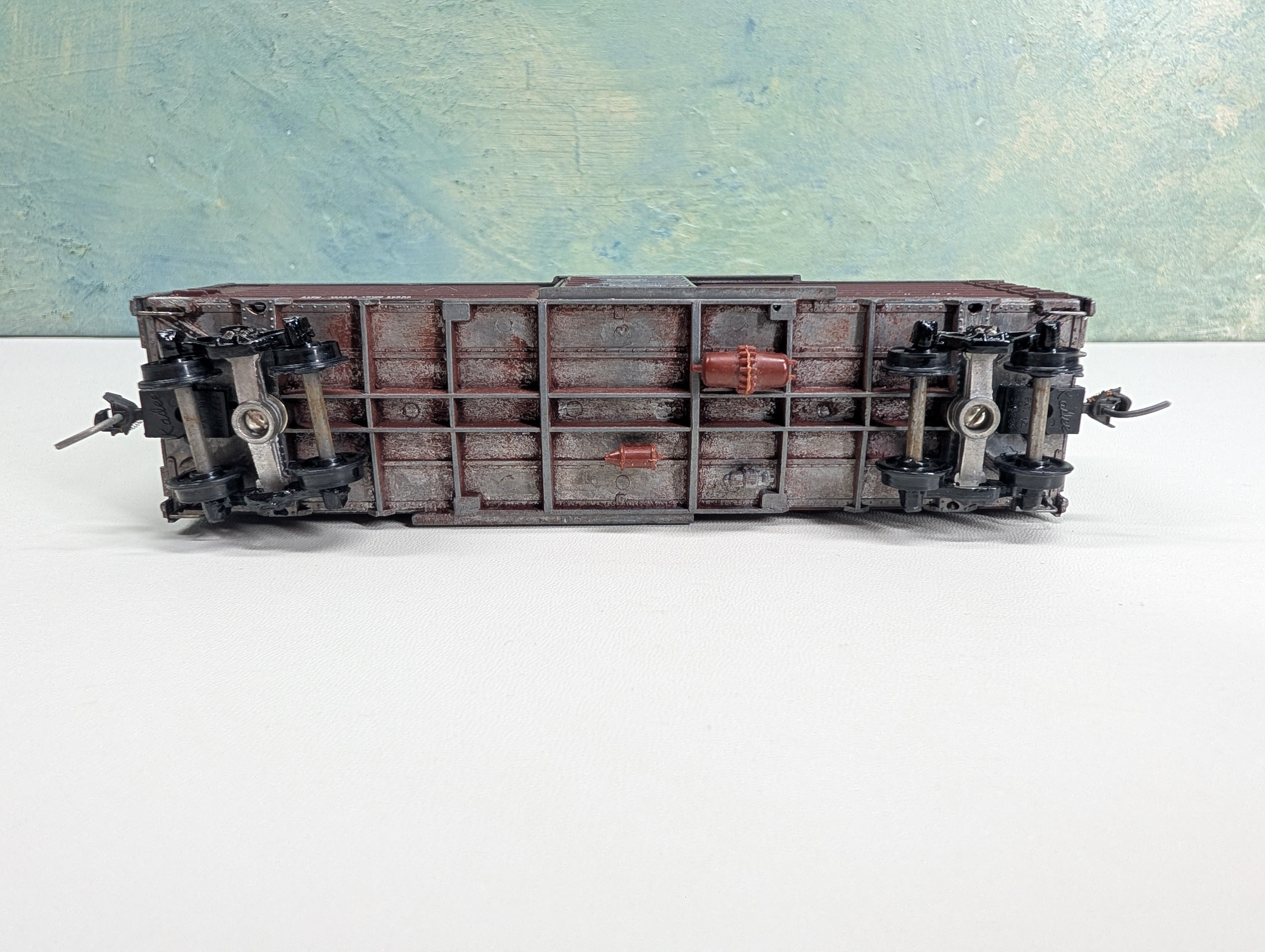 USED Varney HO Scale Metal 40' Box Car Milwaukee Road MILW #18512