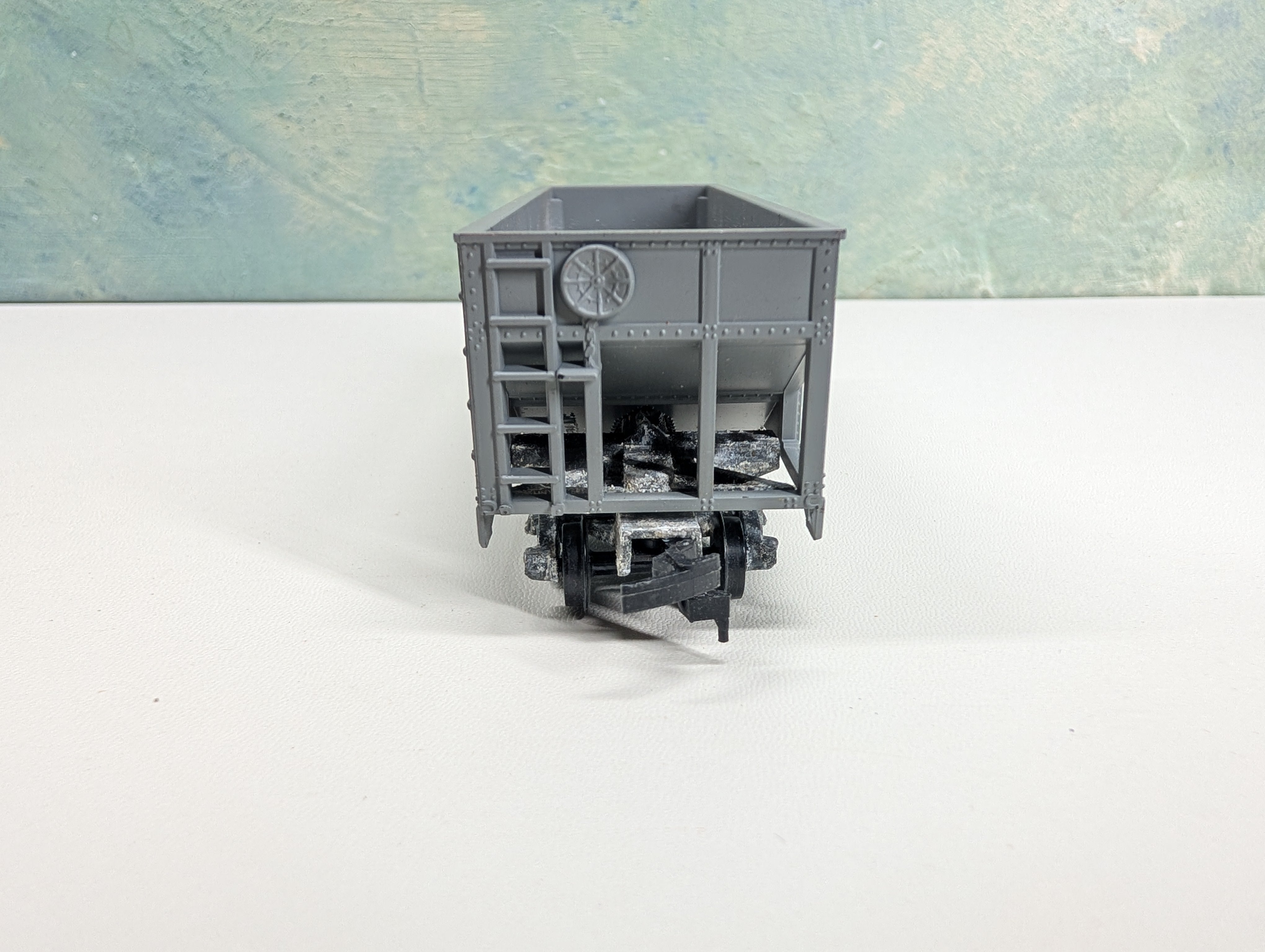 USED REVELL HO Scale 2 Bay Hopper Baltimore and Ohio B&O #4110