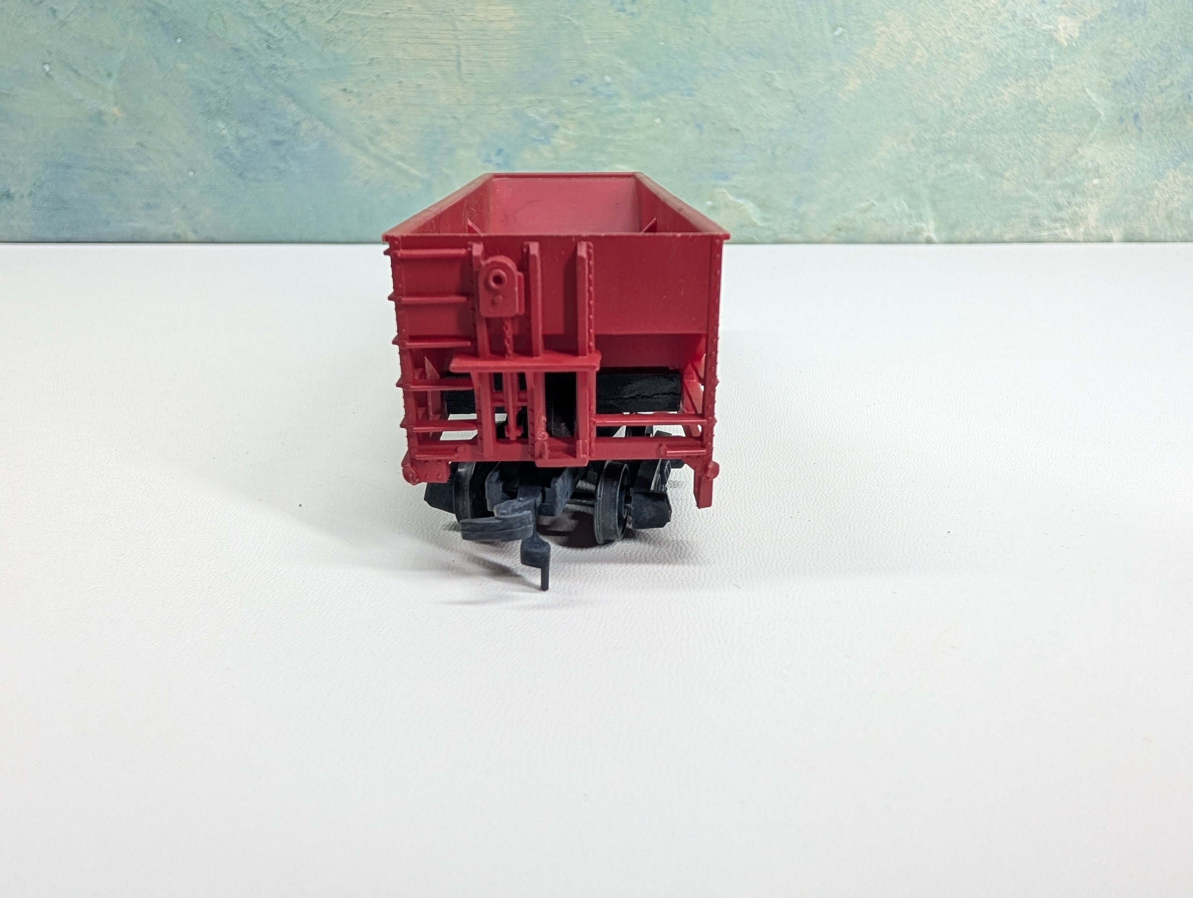 USED Tyco HO Scale Operating 2 Bay Hopper Burlington CB&Q #167432