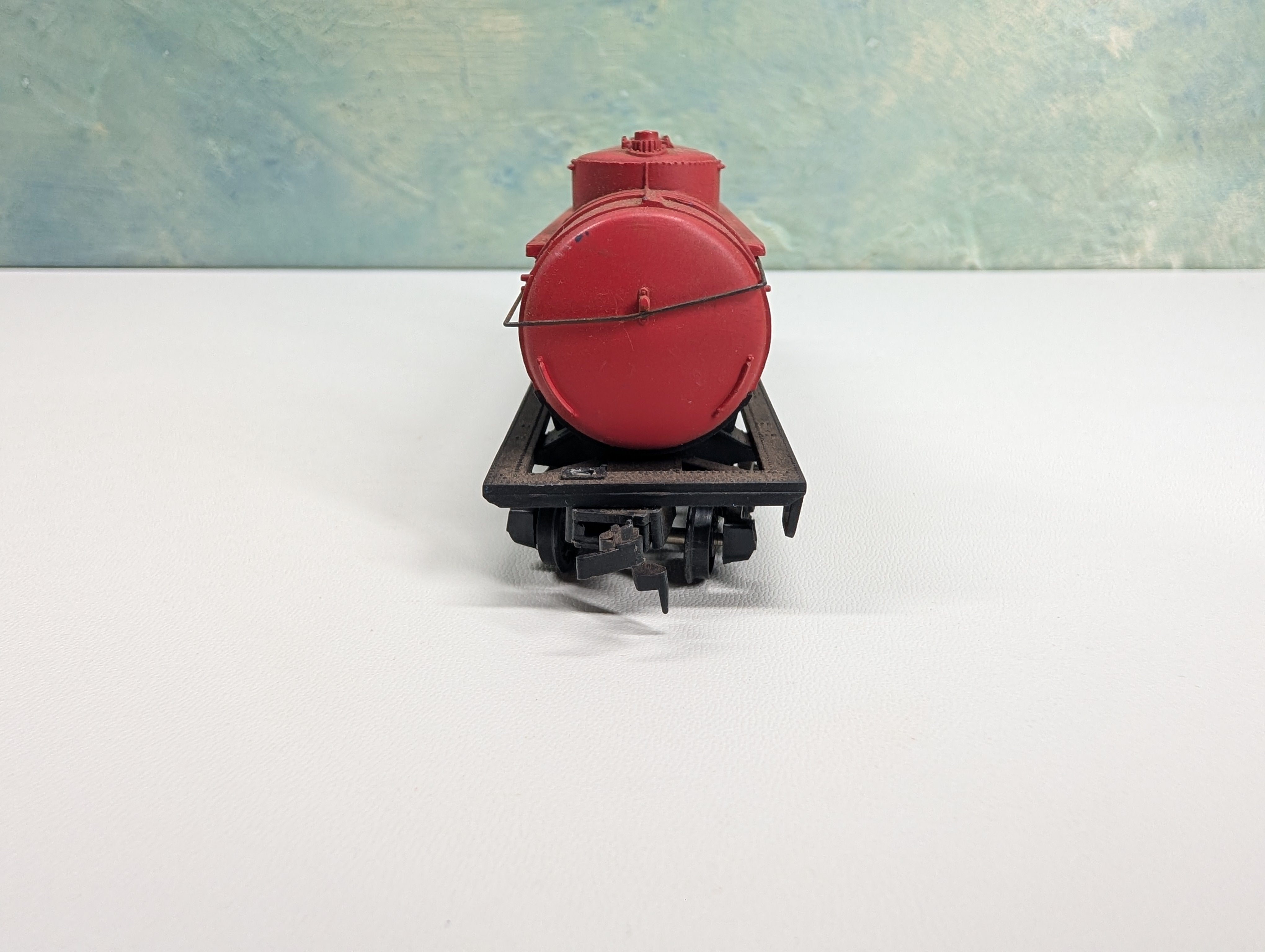 USED Bachmann HO Scale Triple Dome Tank Car Mobil WSPX #224