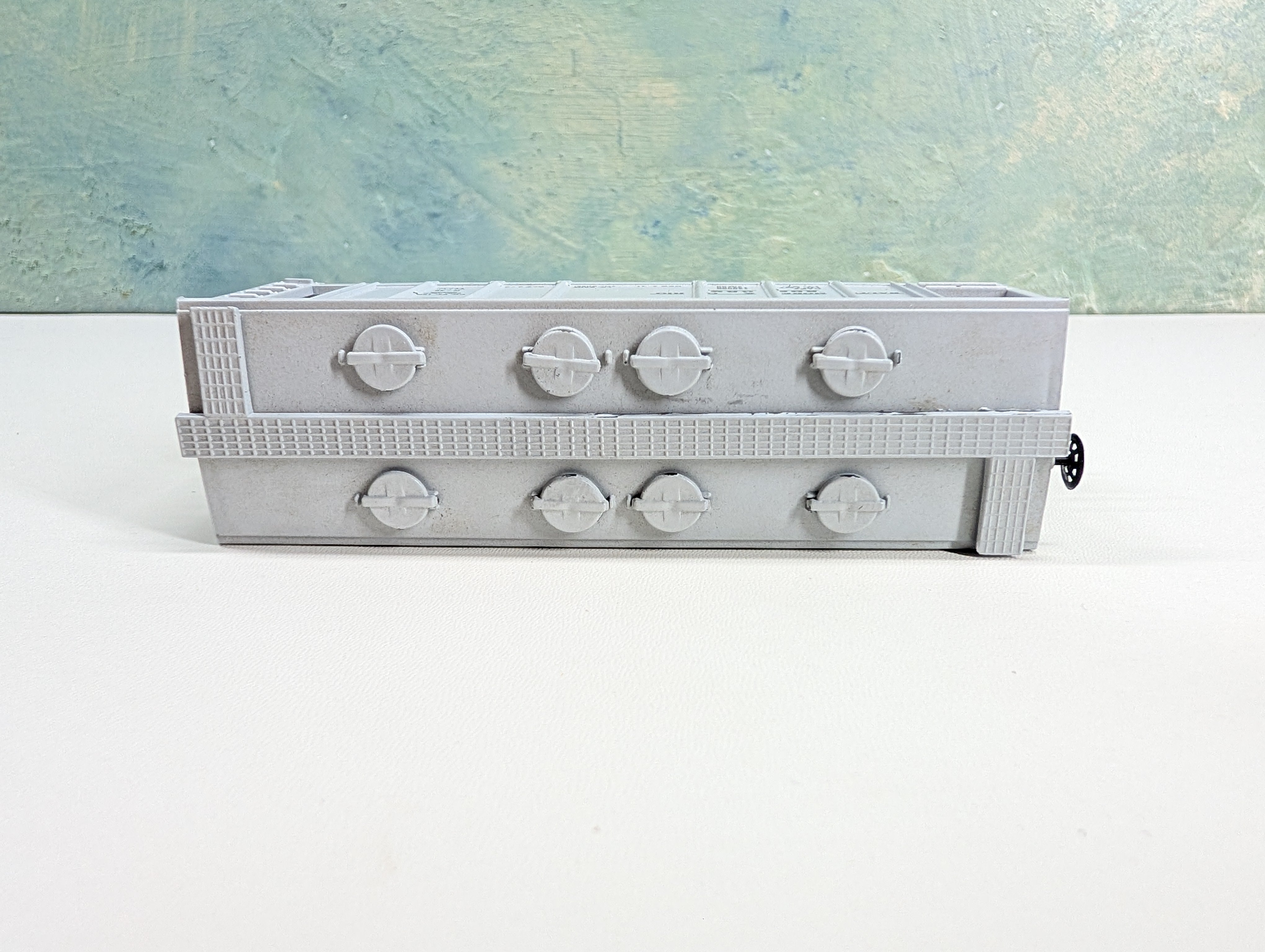 USED Roundhouse HO Scale 2 Bay Covered Hopper Baltimore and Ohio B&O #538652 Bev-Bel