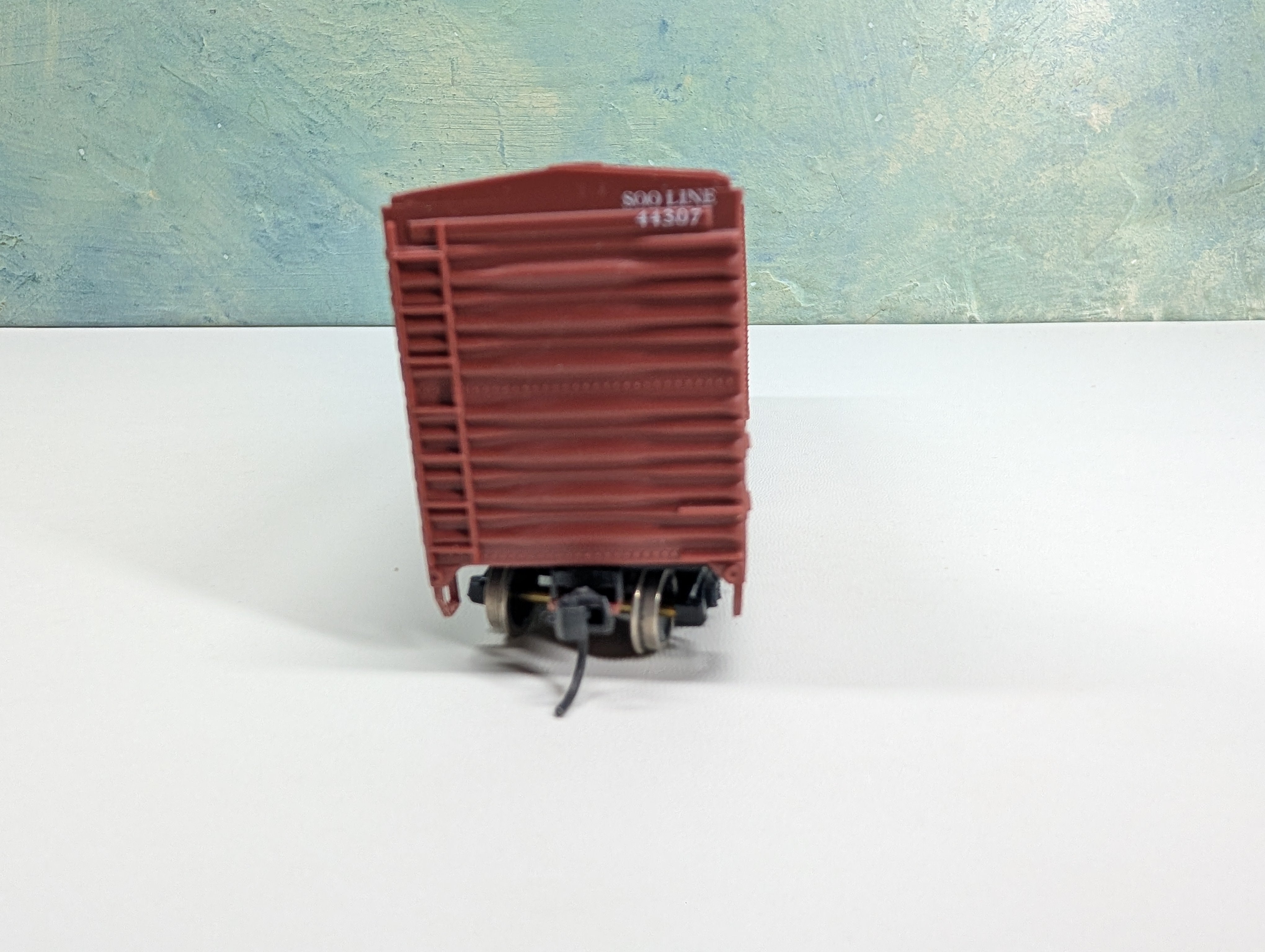 USED C&BT SHOPS HO Scale 40' Box Car SOO Line #44307 Metal Wheels