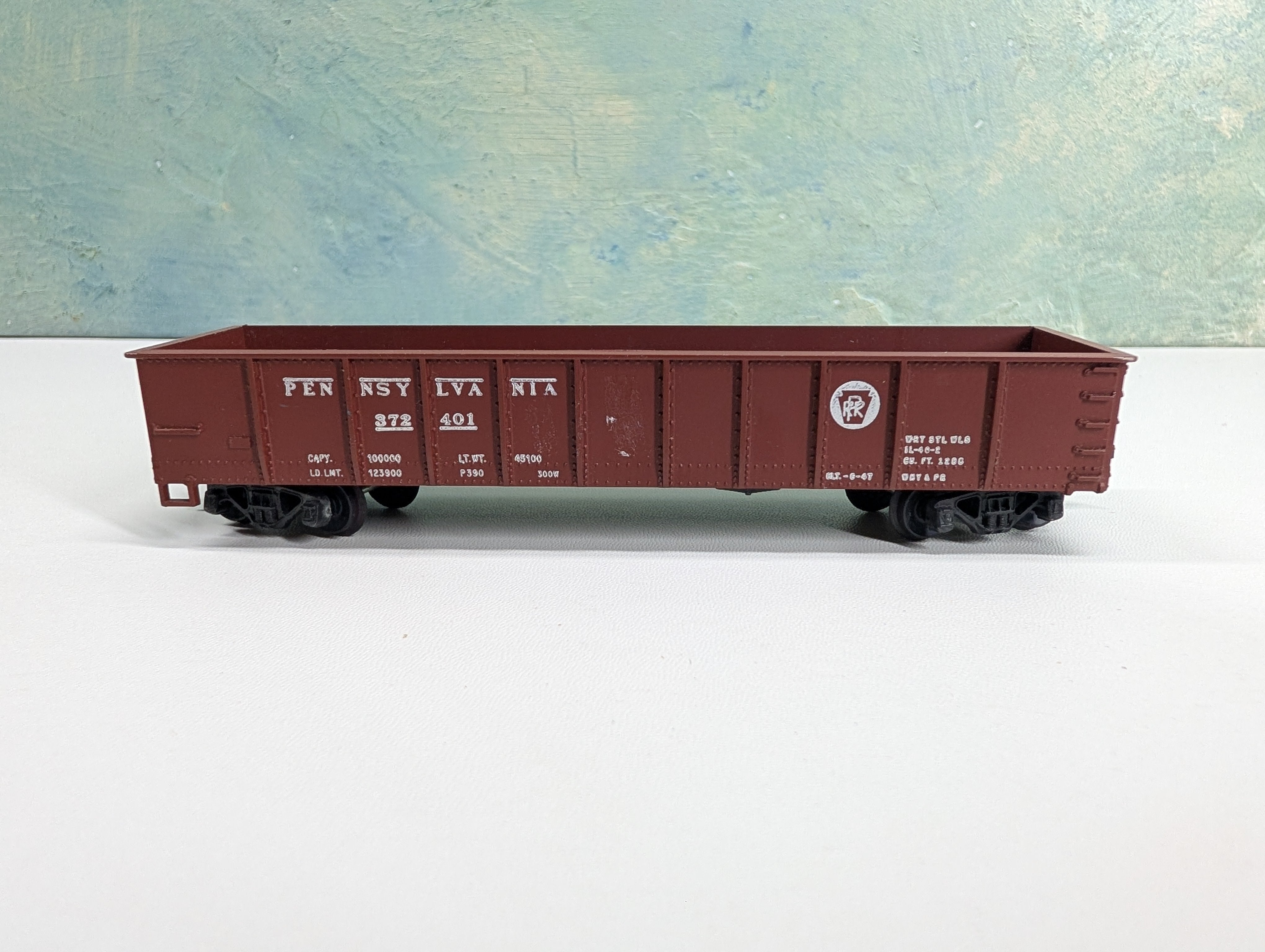 USED Mantua HO Scale 40' Gondola Pennsylvania PRR #372401