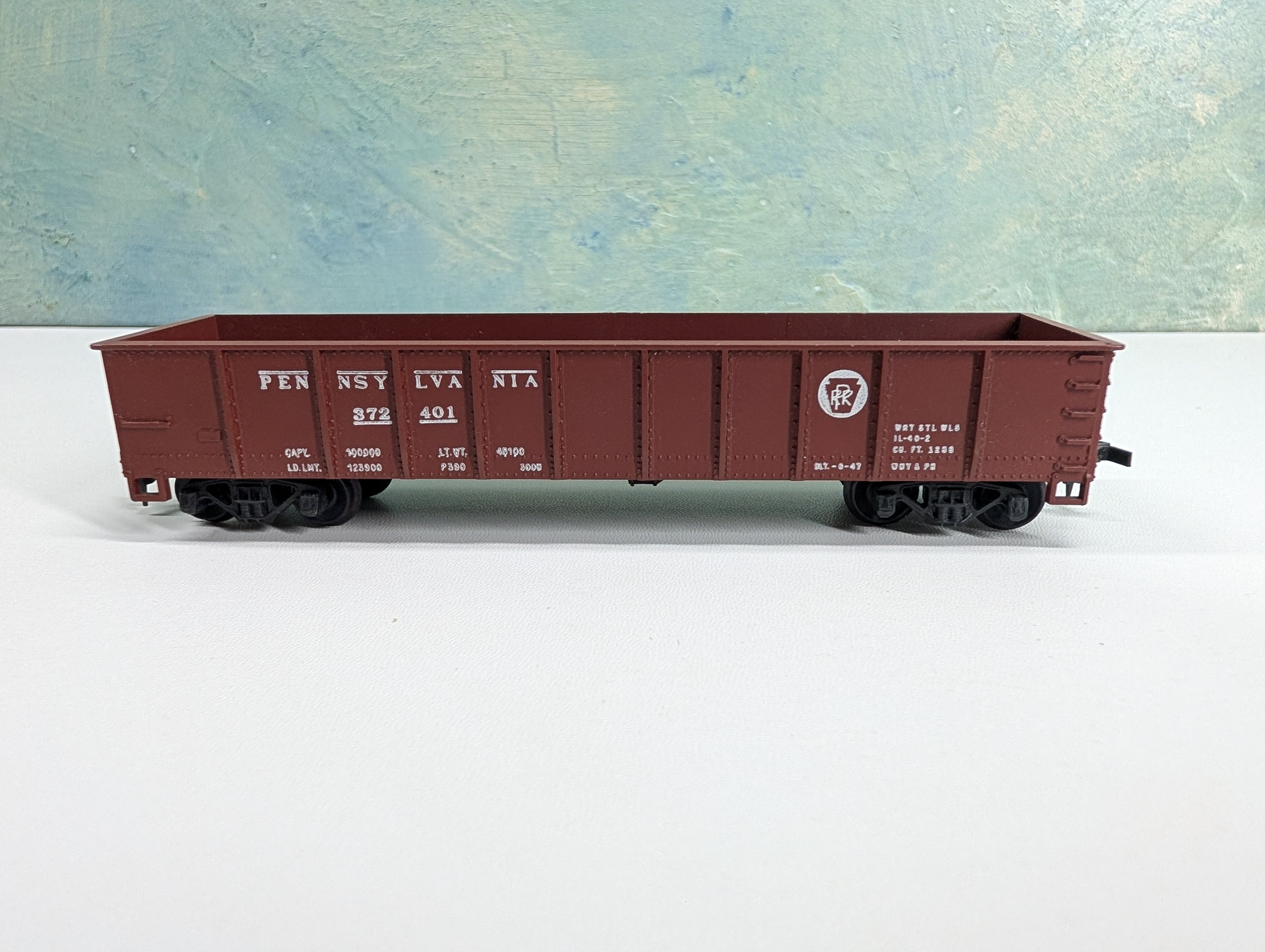 USED Mantua HO Scale 40' Gondola Pennsylvania PRR #372401