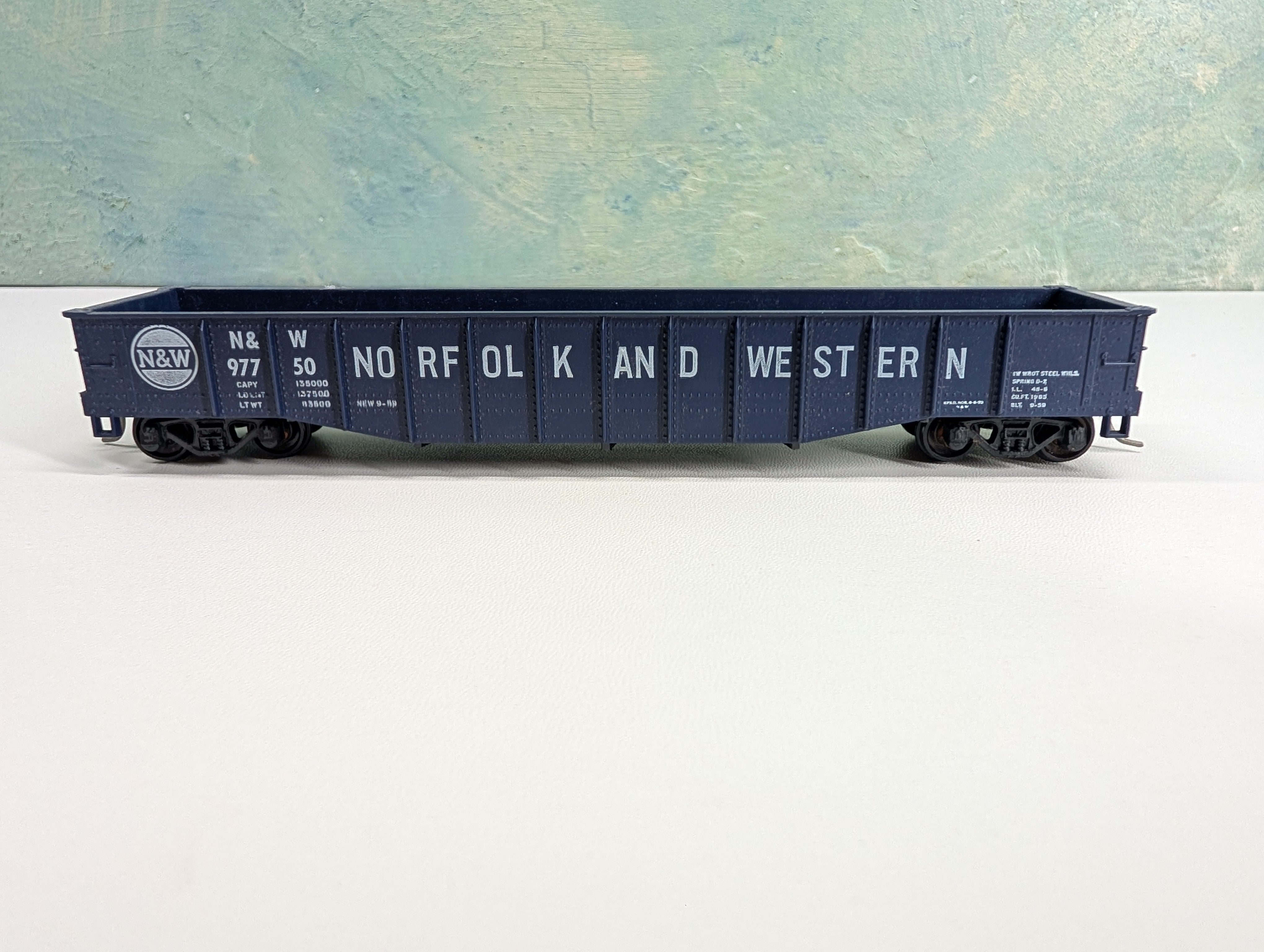 USED Athearn HO Scale 50' Gondola Norfolk & Western N&W #97750