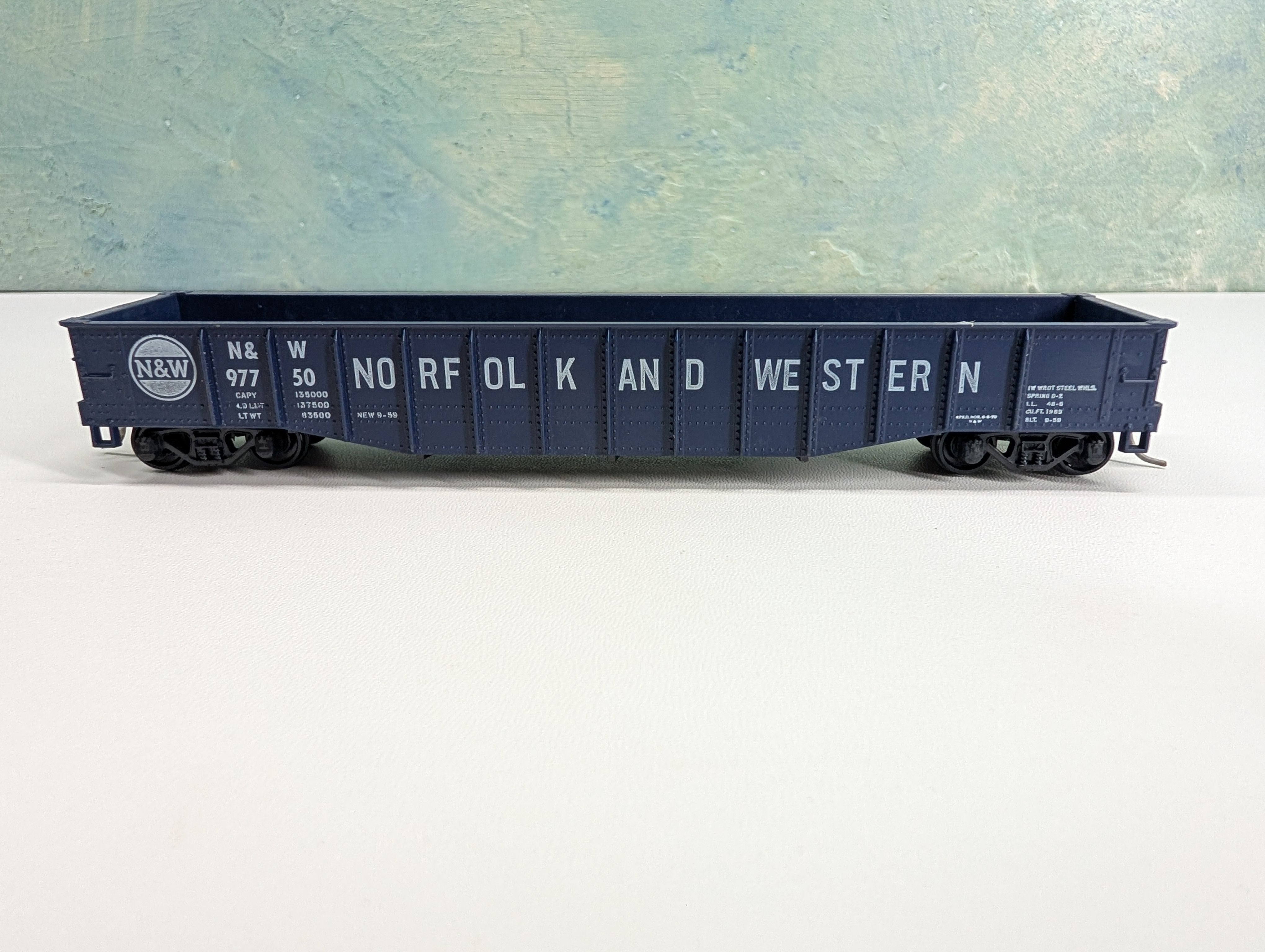 USED Athearn HO Scale 50' Gondola Norfolk & Western N&W #97750