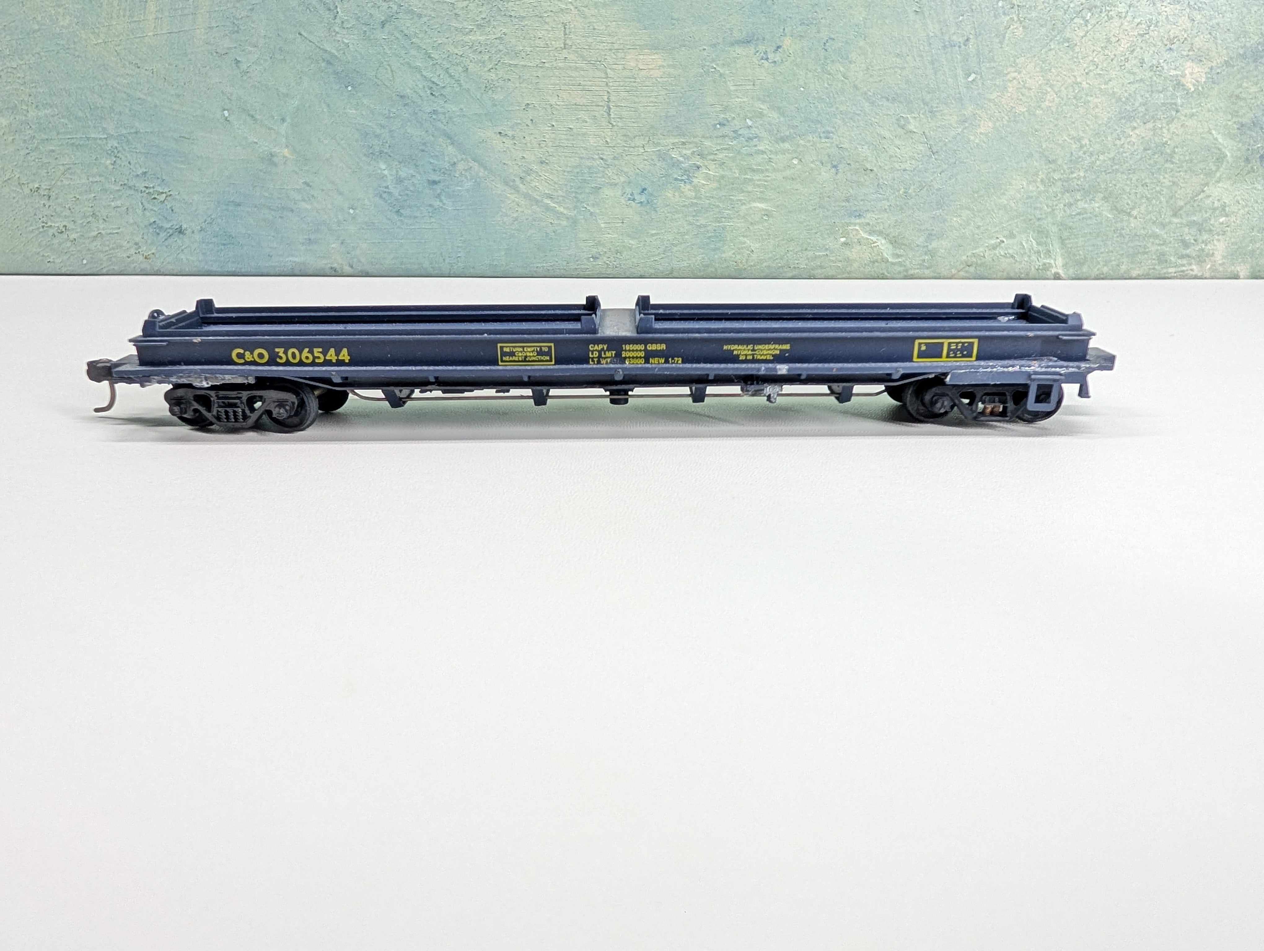 USED Walthers HO Scale Cushioned Coil Car Chesapeake and Ohio C&O #306544 Rough