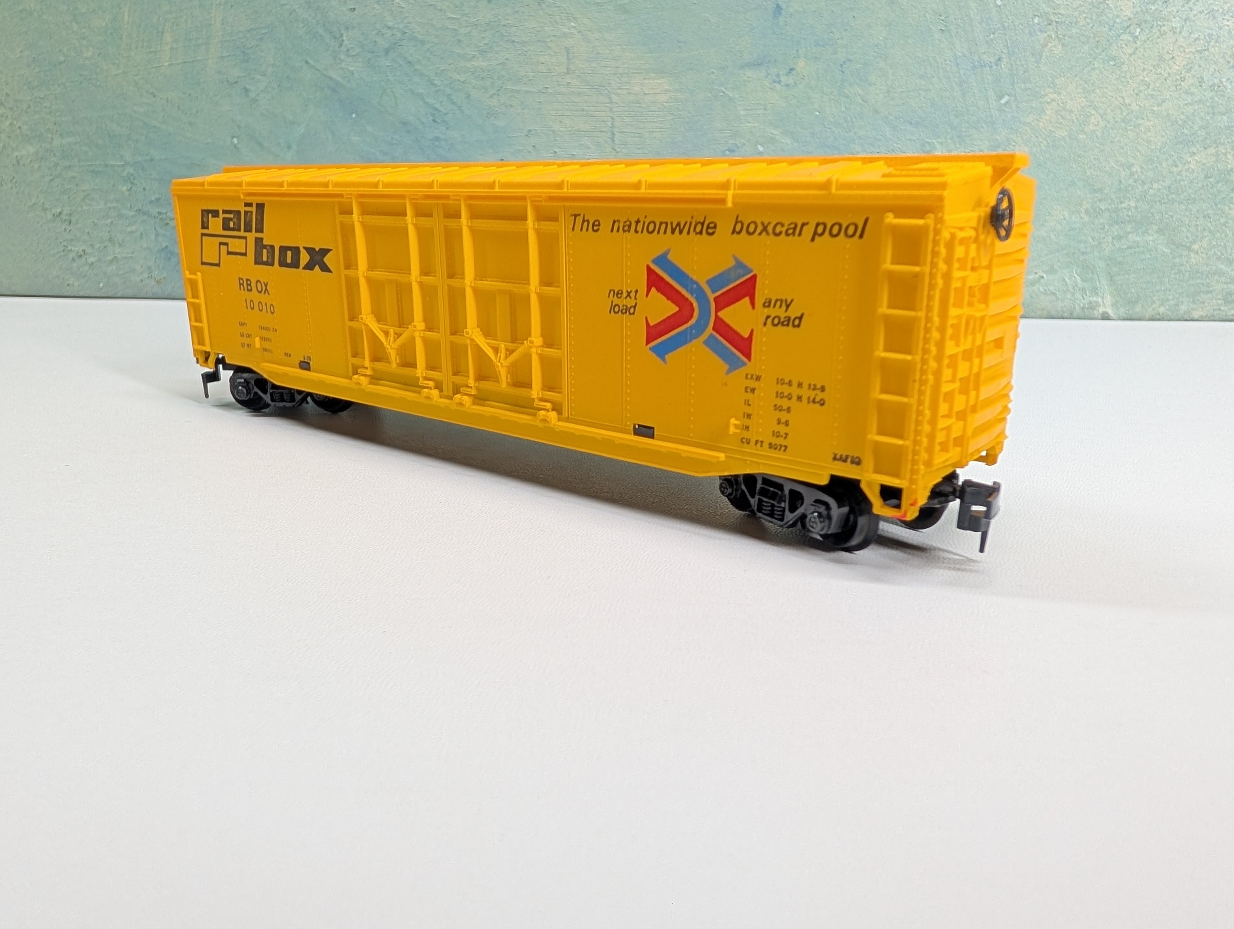USED CTC HO Scale 50' DD Box Car Railbox RBOX #10010