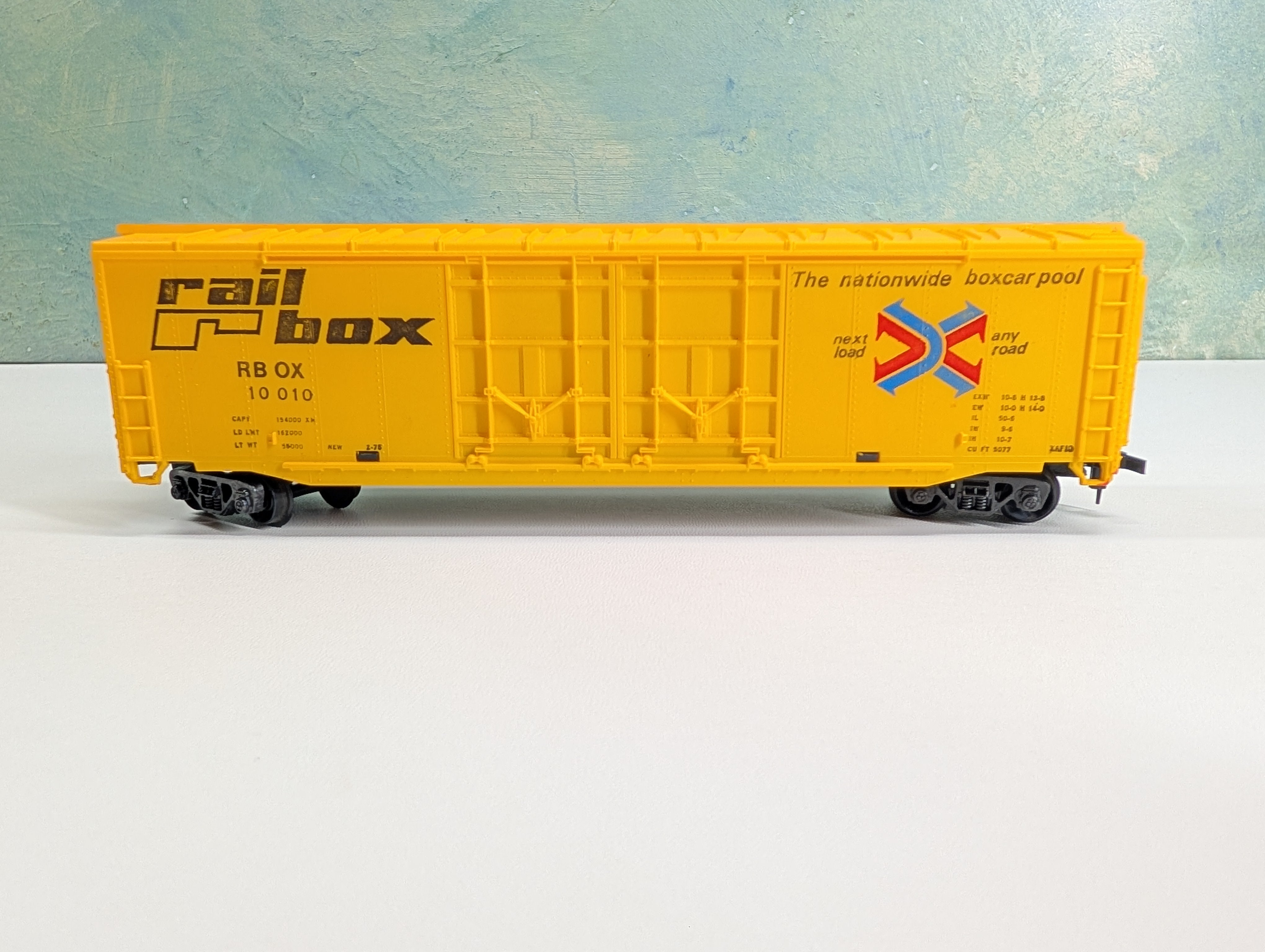 USED CTC HO Scale 50' DD Box Car Railbox RBOX #10010