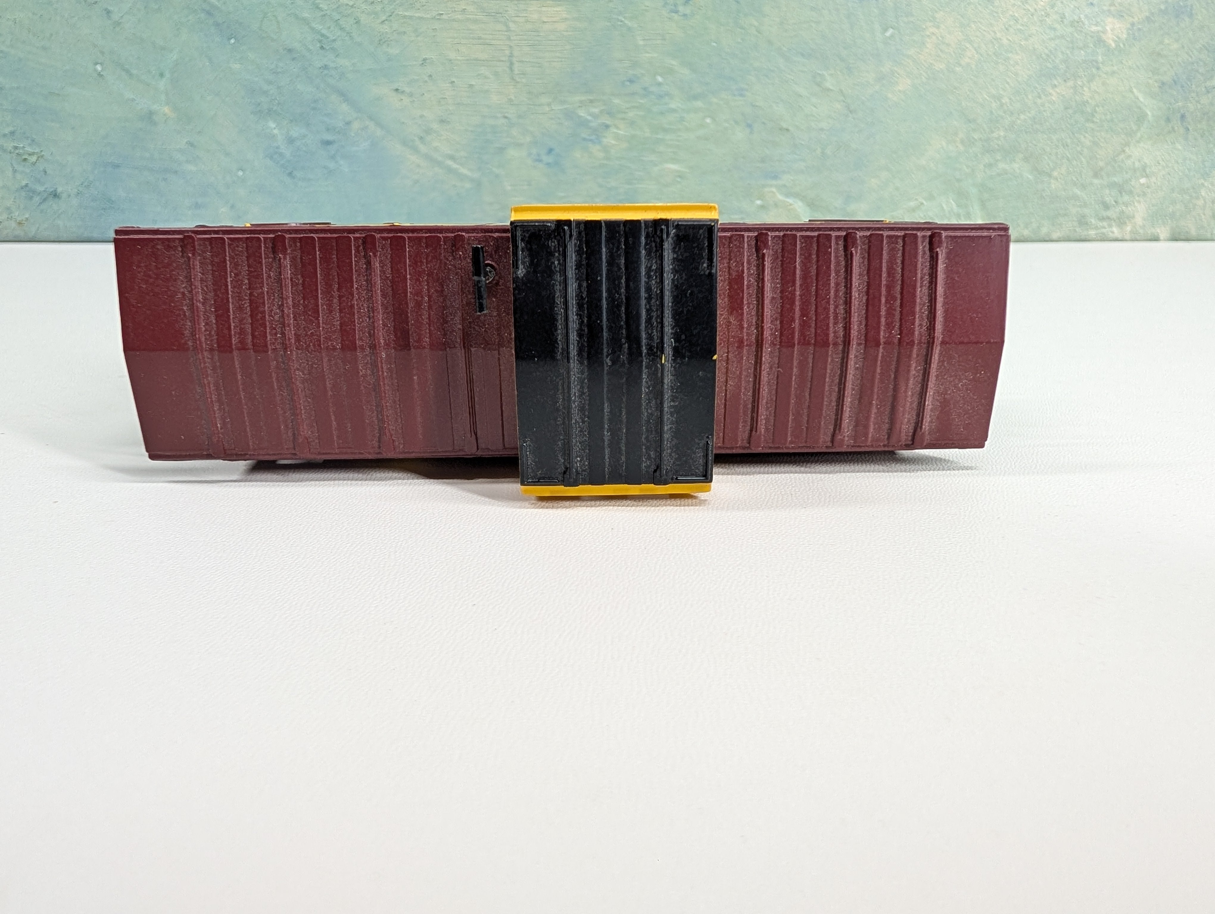 USED Bachmann HO Scale Modern Caboose w/ Gearboxes & Metal Wheels Santa Fe ATSF #999628