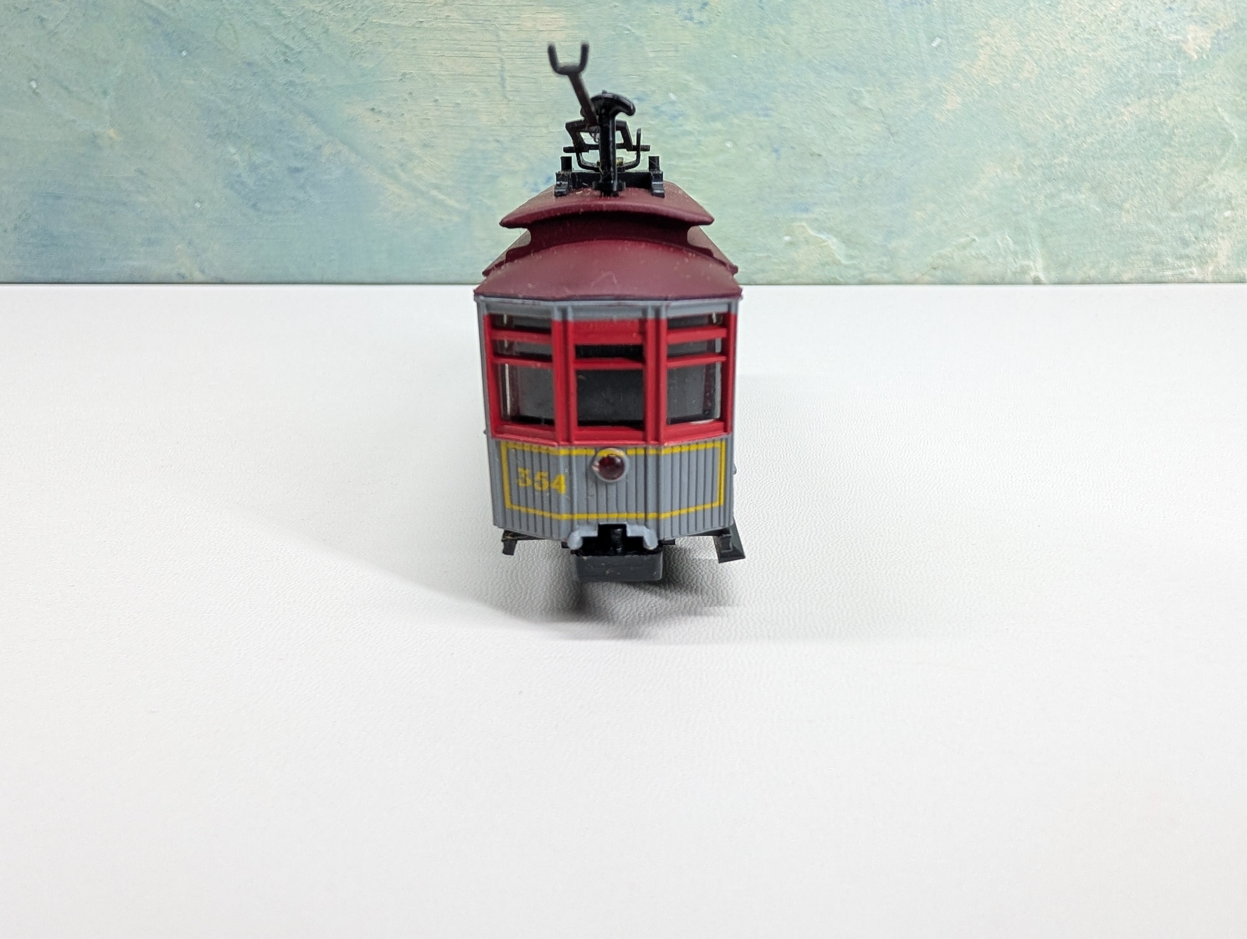 USED AHM 5301 C HO Scale Birney Trolley Municipal Railway #354 Tested! DC