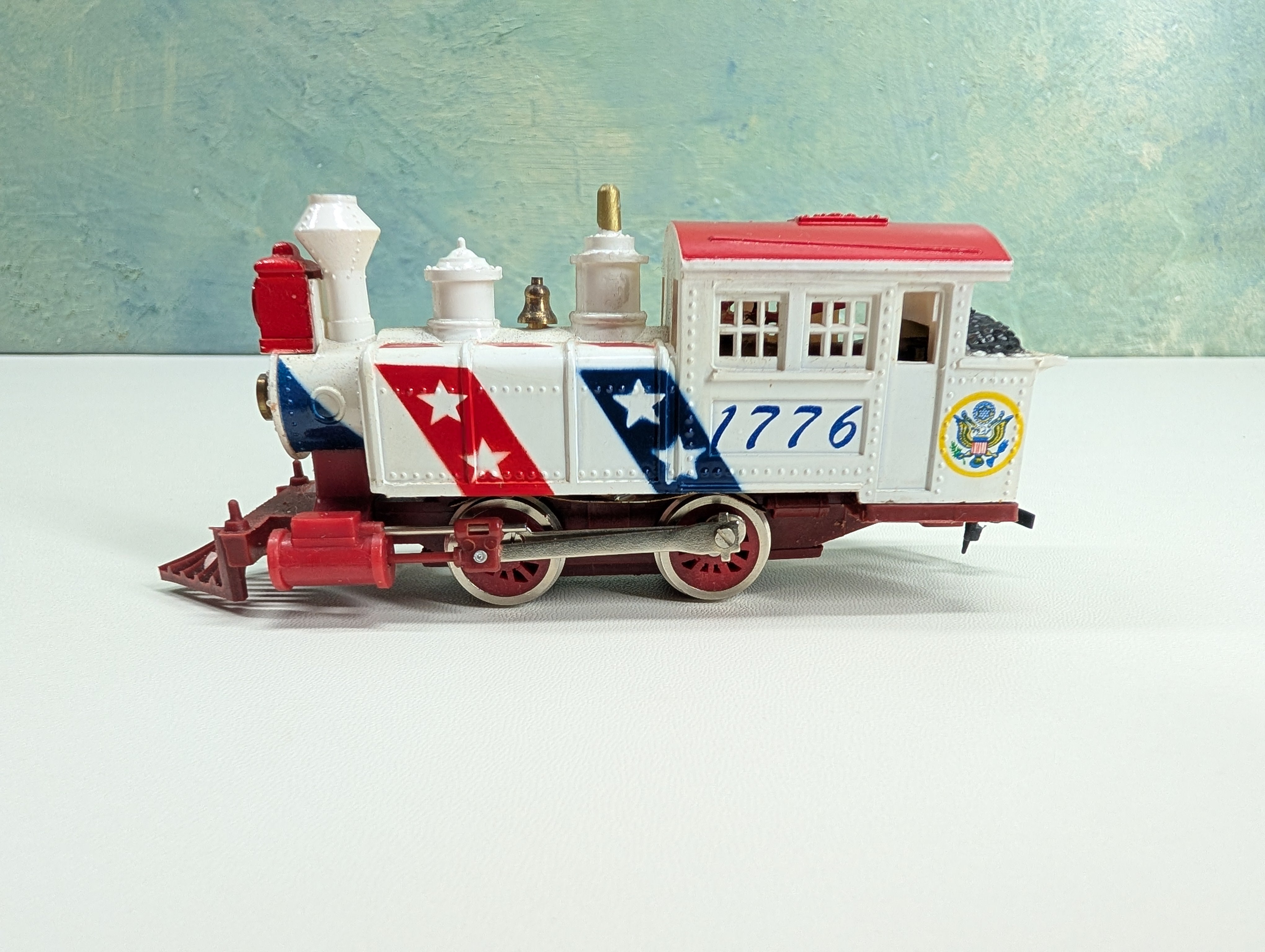 USED Life-Like 8282 HO Scale Teakettle Steam Locomotive Spirit of '76 #1776 Parts/Repairs DC