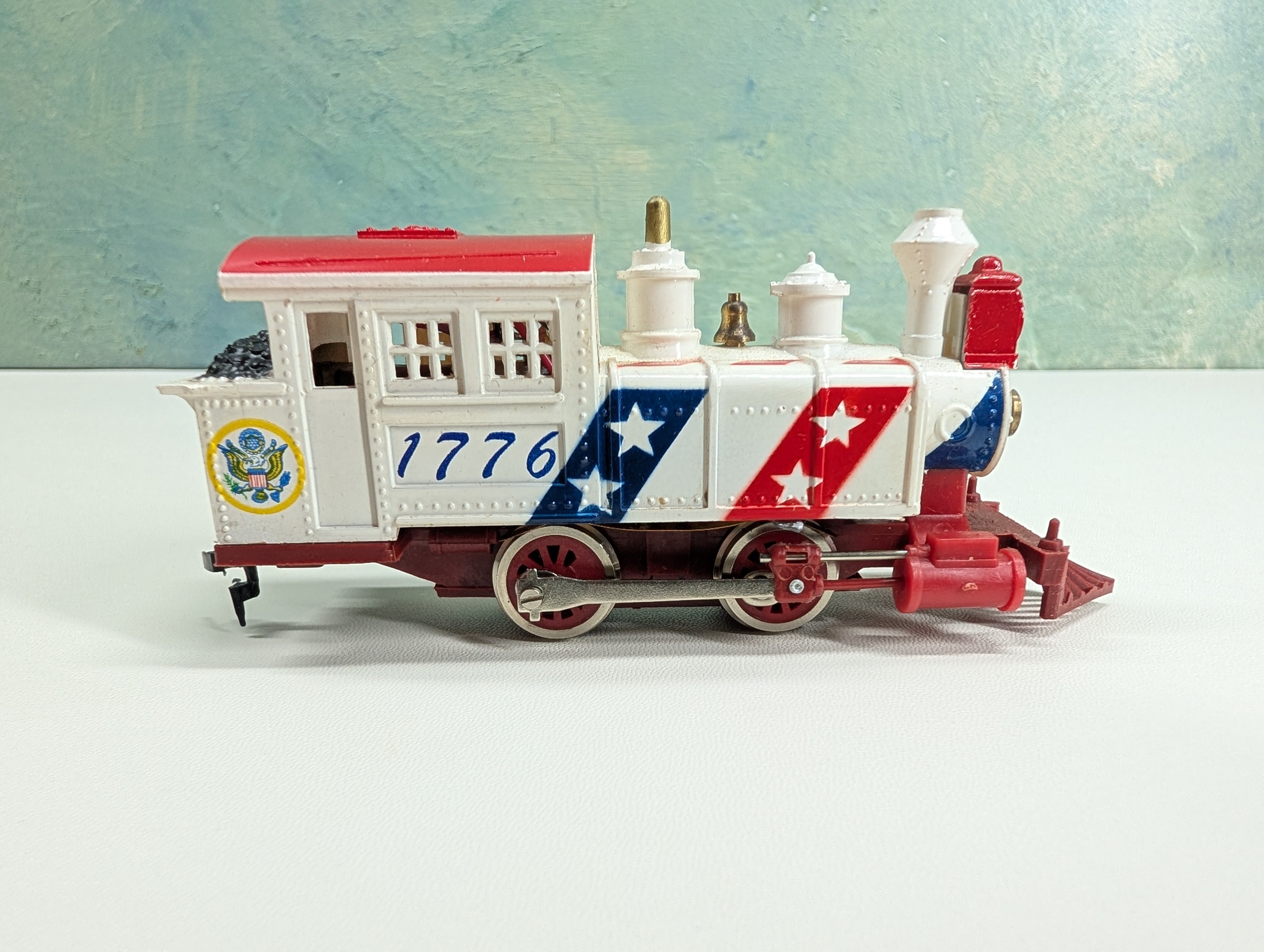 USED Life-Like 8282 HO Scale Teakettle Steam Locomotive Spirit of '76 #1776 Parts/Repairs DC