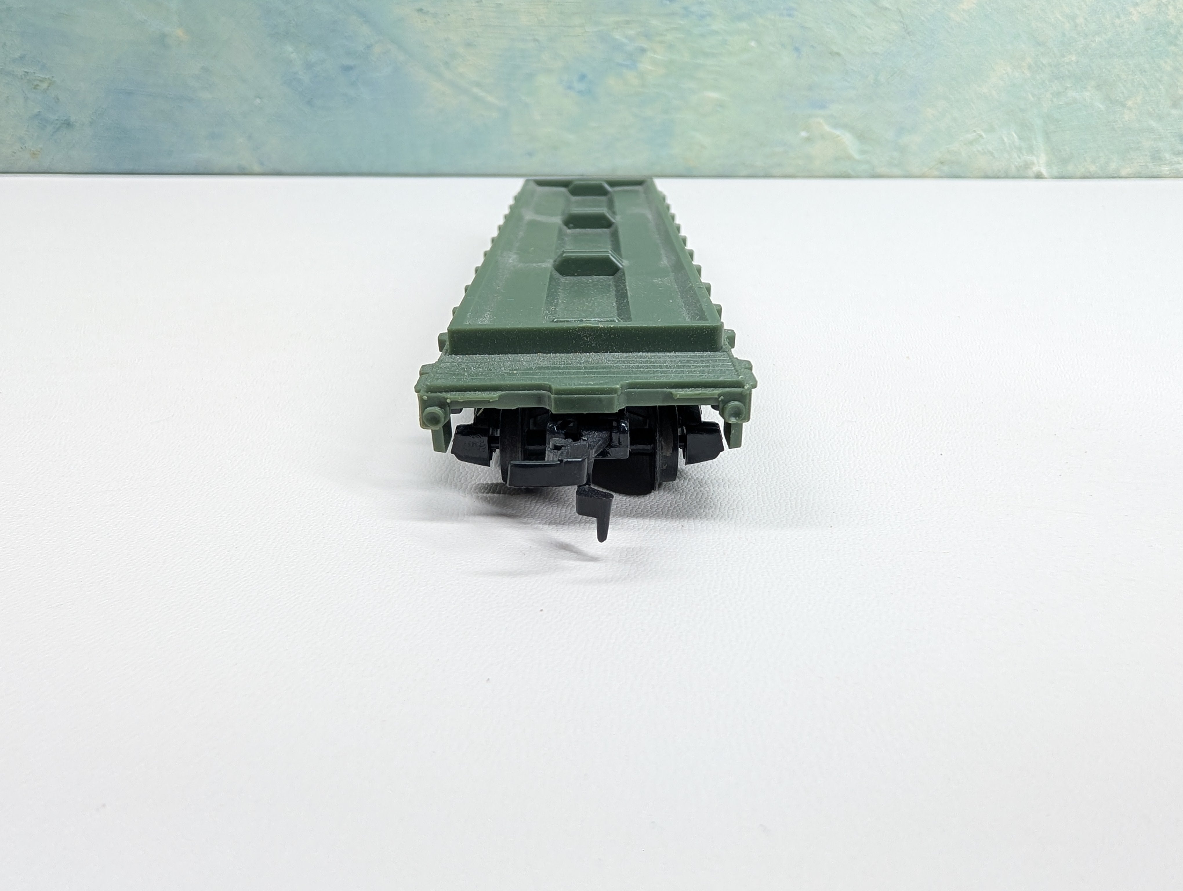 USED Tyco HO Scale 40' Flat Car Western Maryland #2475