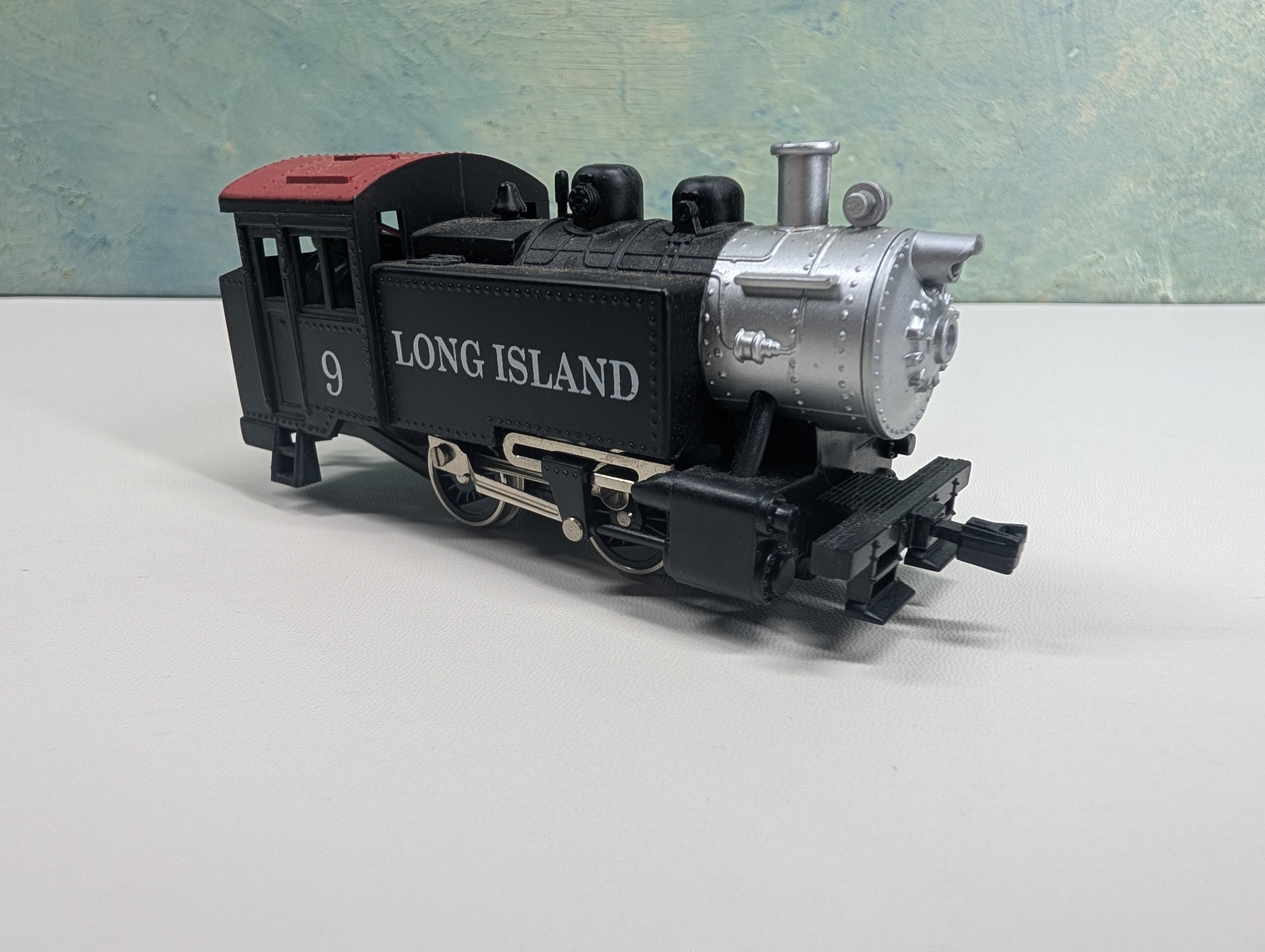USED HO Scale Switcher Steam Locomotive Long Island #9 Runs Great! DC