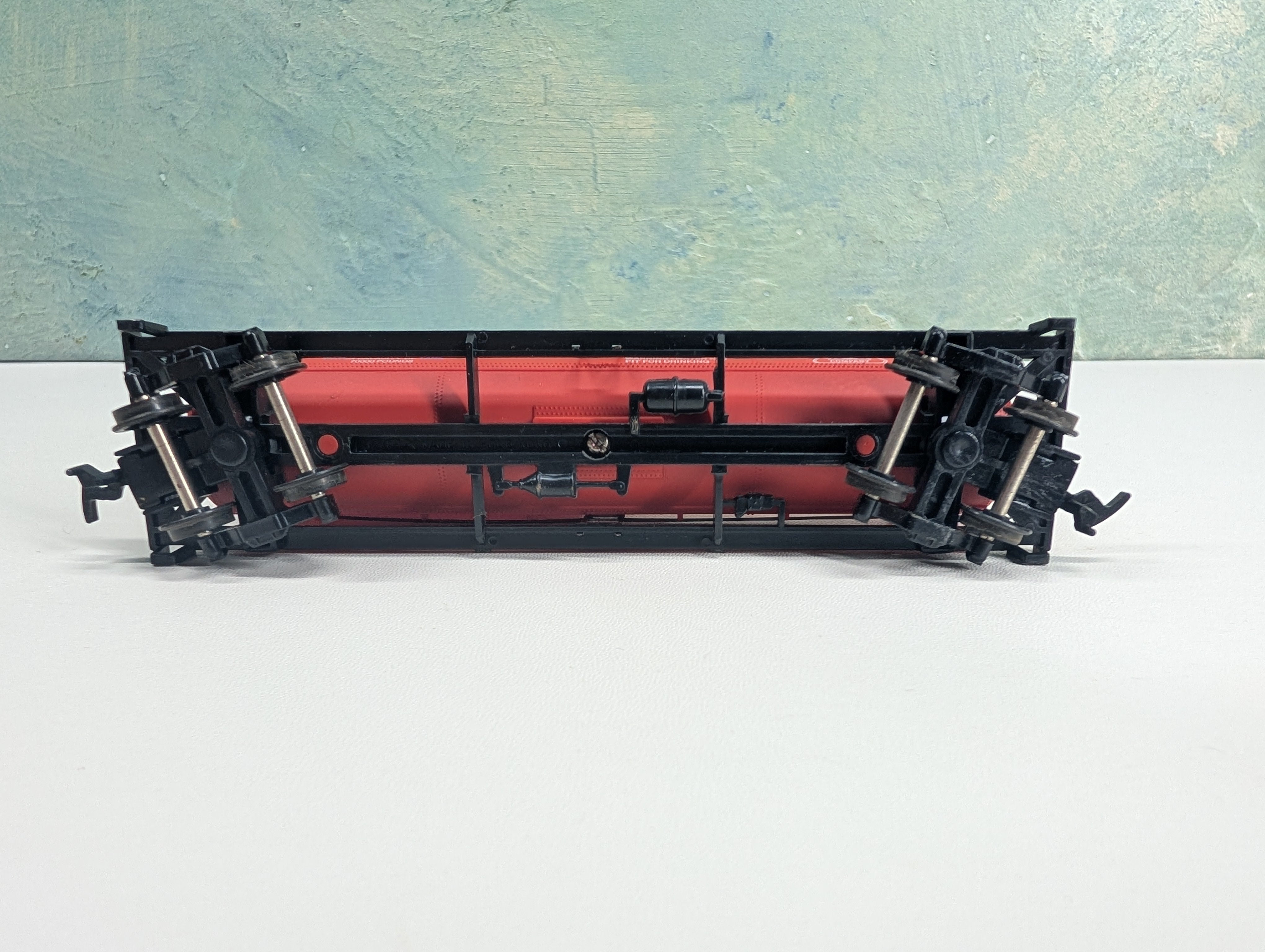 USED Cox HO Scale Big Pine Lumber Co Fire Tank Car #X-07