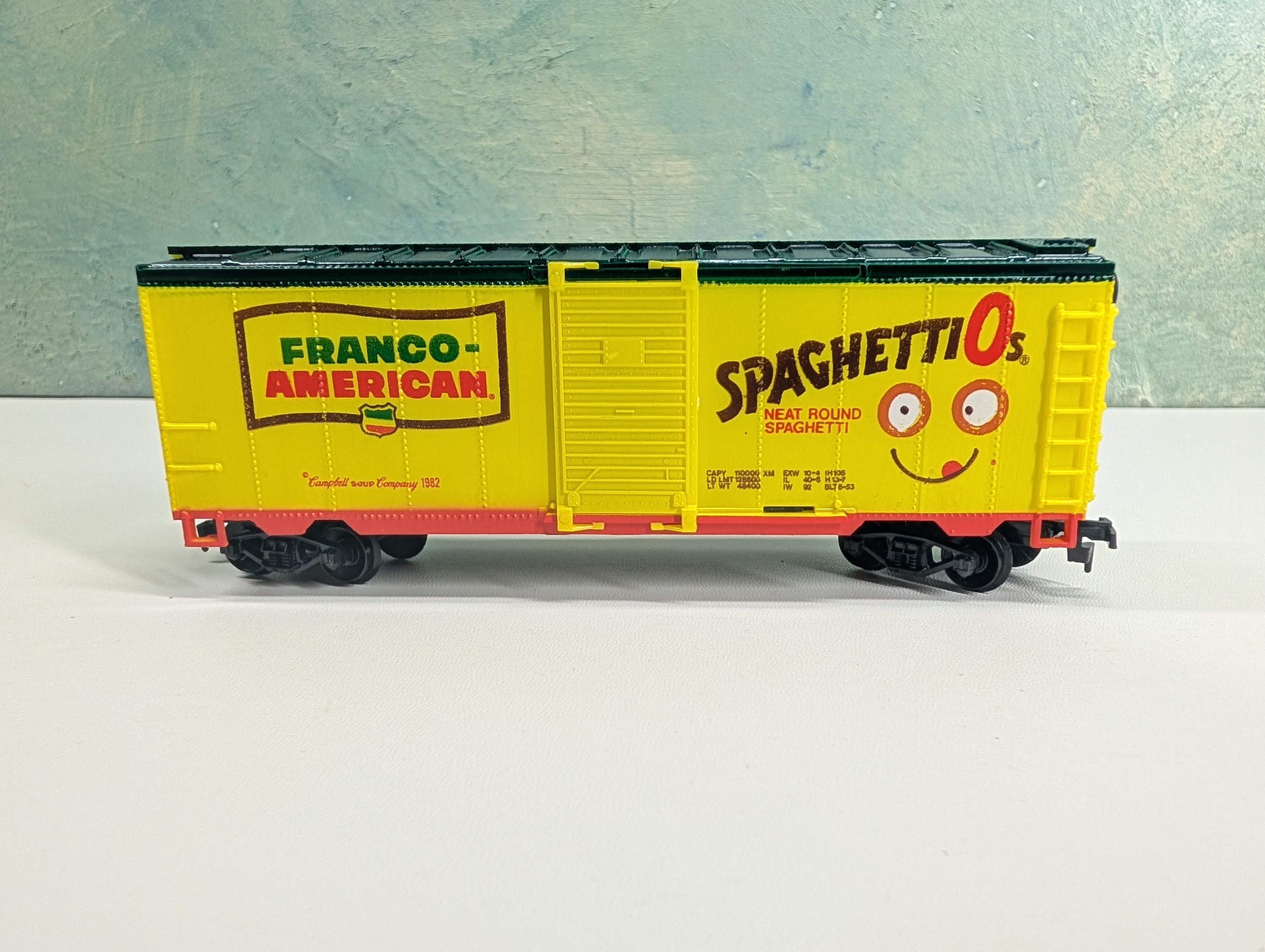 USED Life-Like HO Scale 40' Billboard Box Car Spaghettios Campbell's