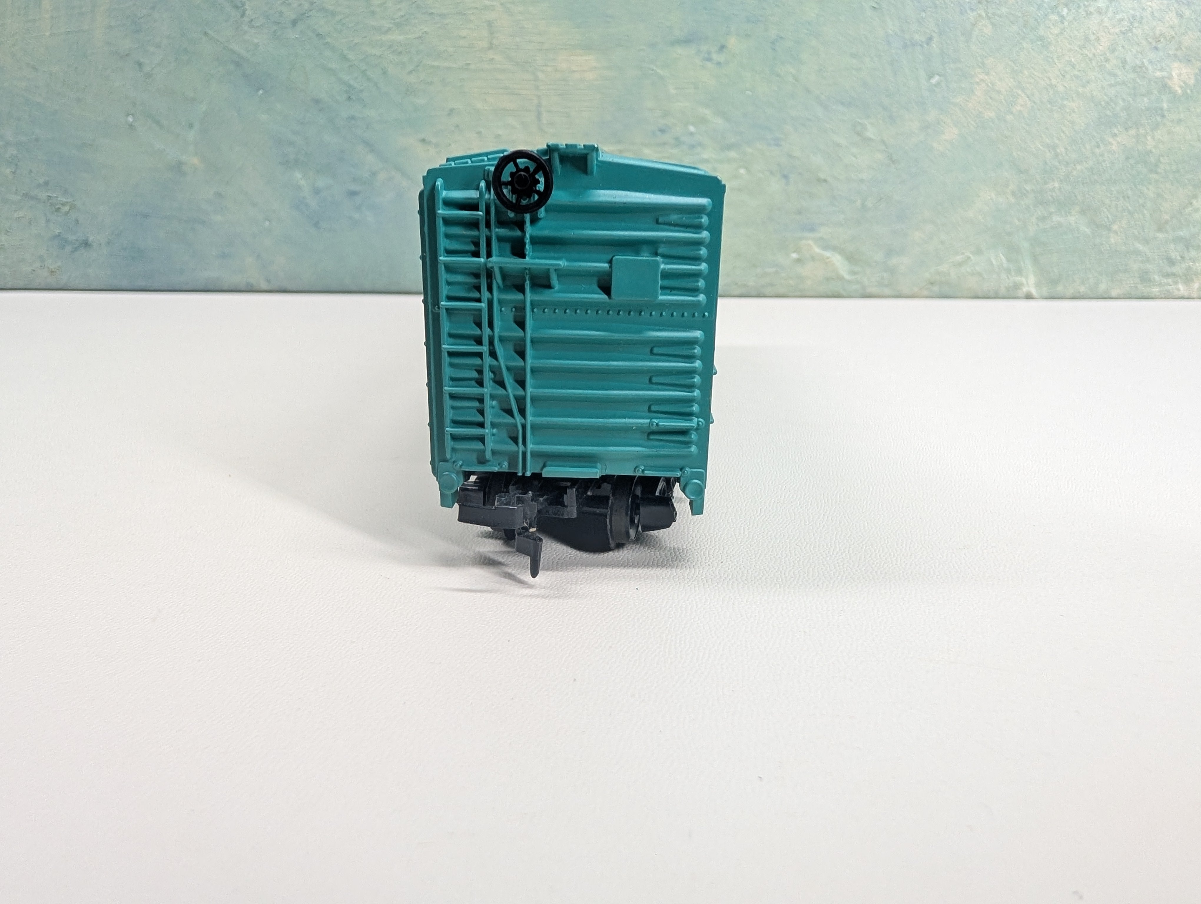 USED Tyco HO Scale 40' Cattle Livestock Car Santa Fe ATSF #80680