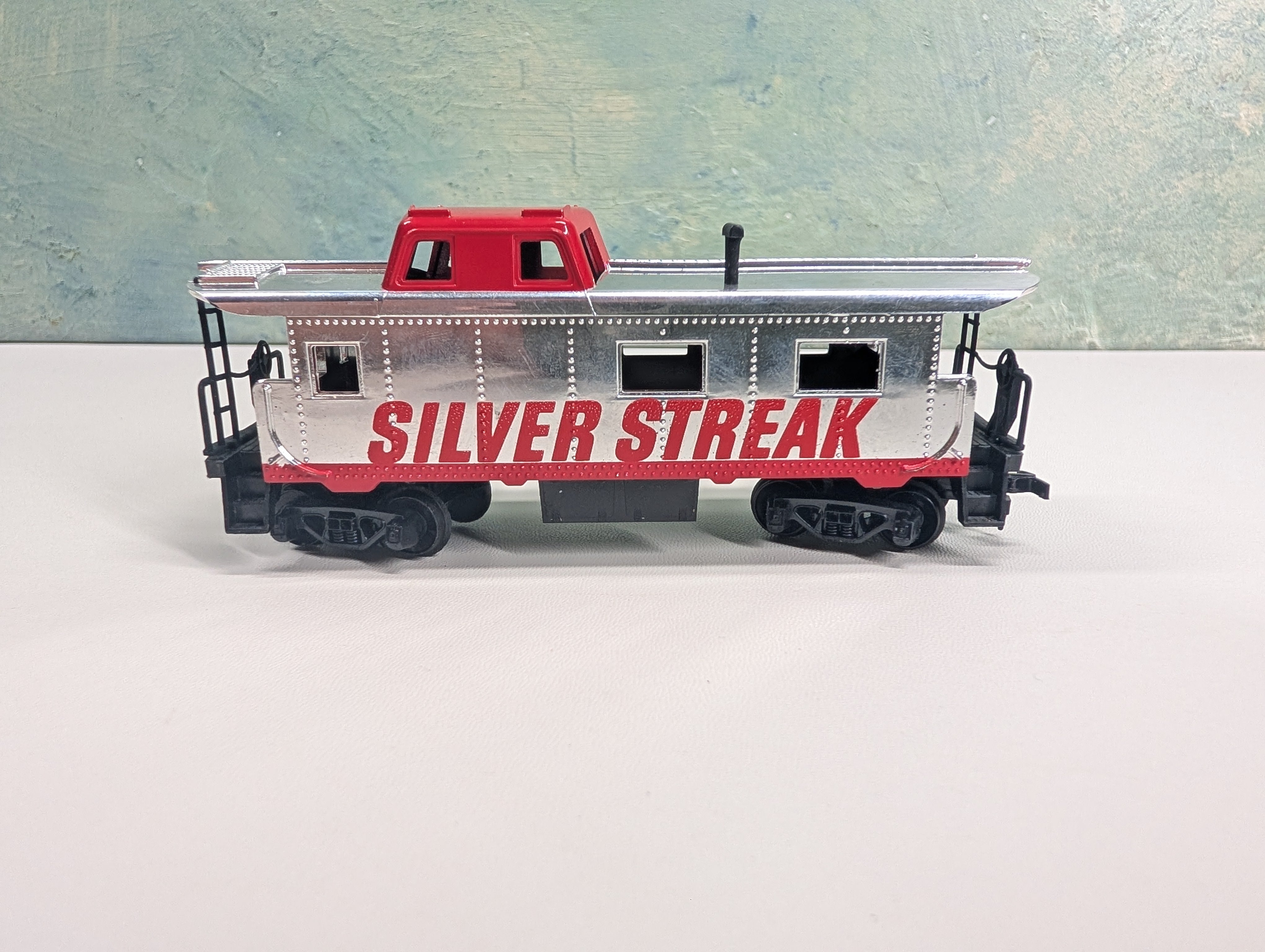 USED Tyco HO Scale Caboose Silver Streak