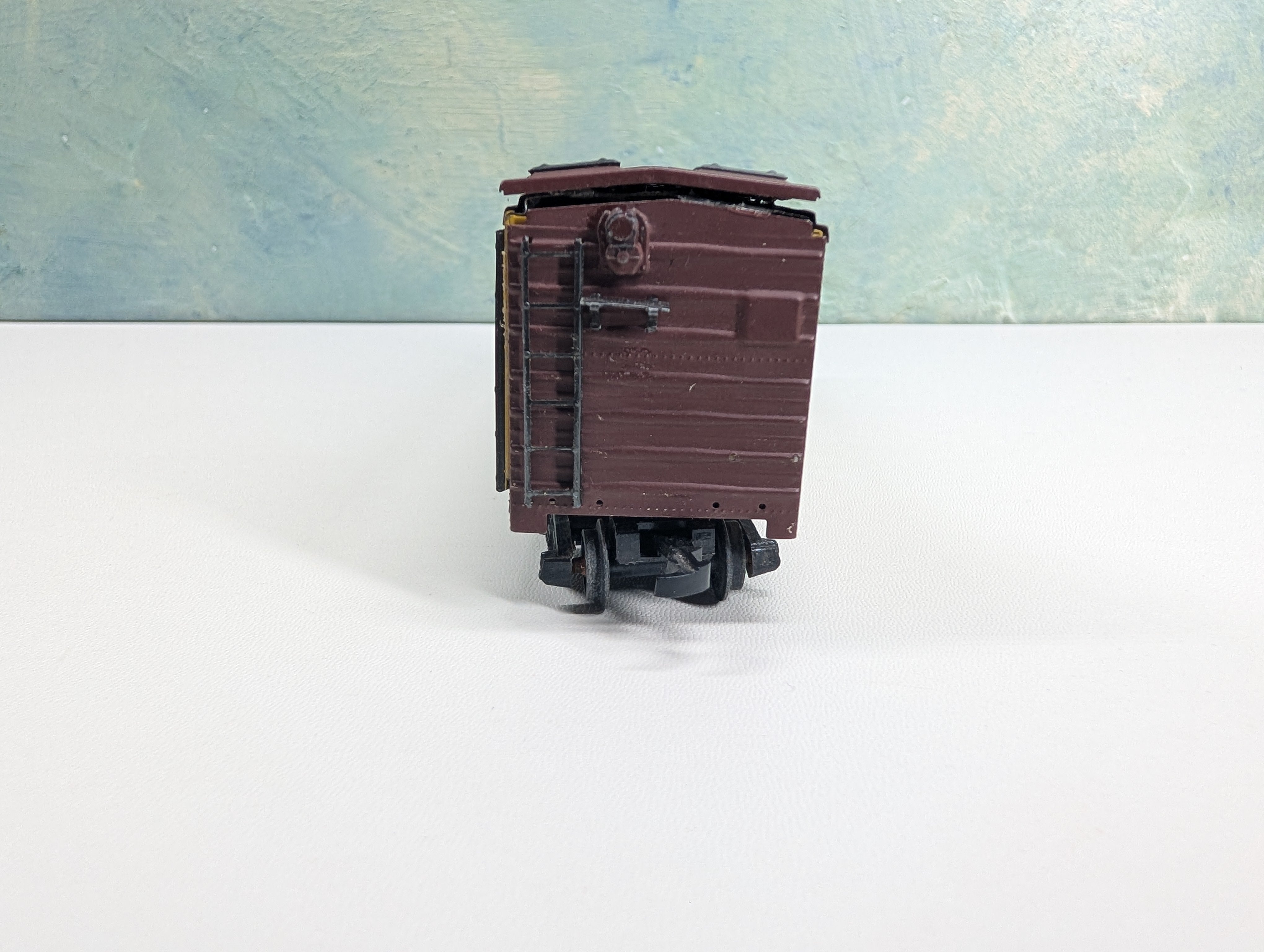 USED HO Scale Assembled Metal Wood Kit 42' Reefer Box Car American Refrigerator Transit ART #37291