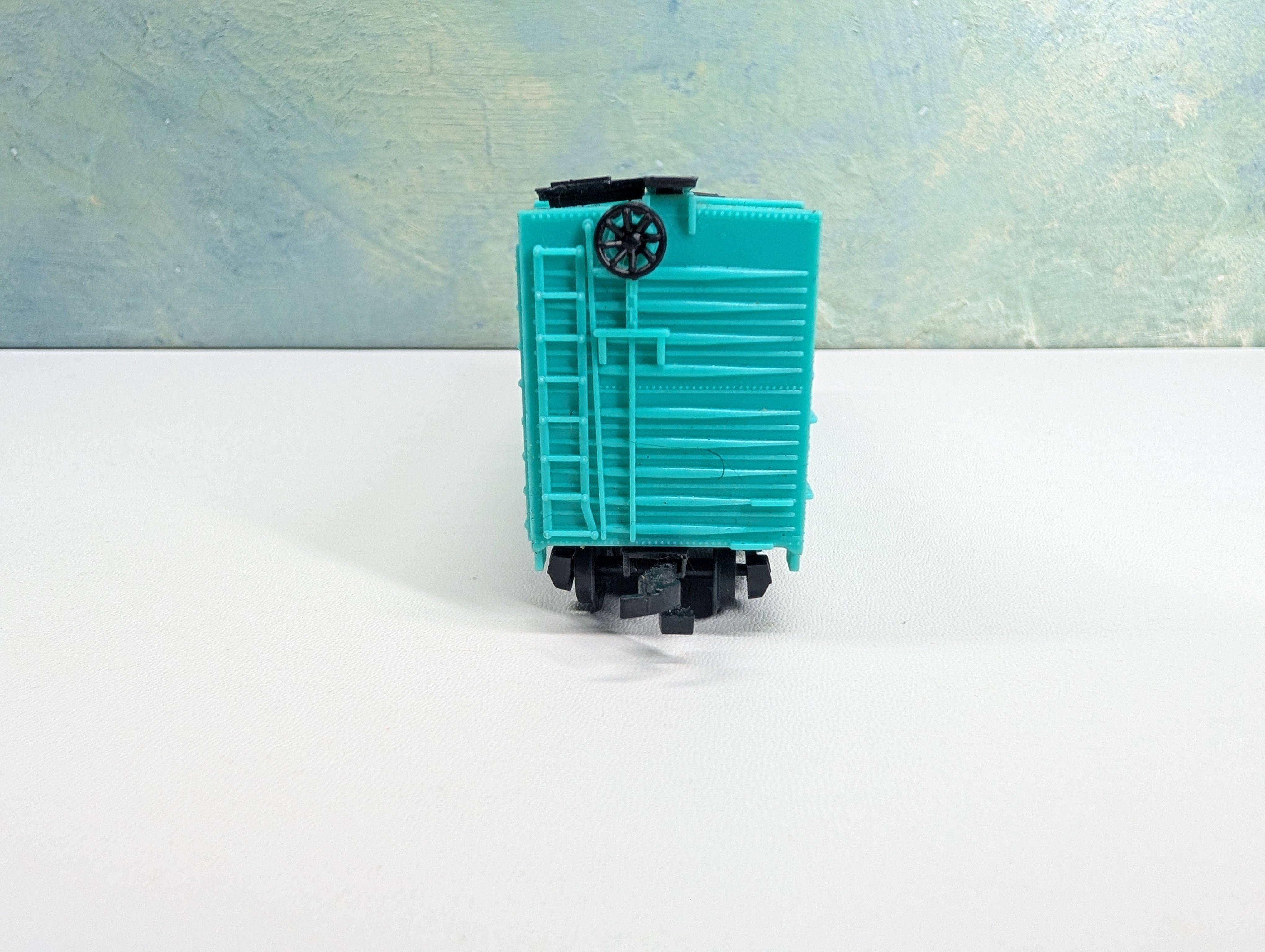 USED Bachmann HO Scale 40' Cattle Livestock Car Santa Fe ATSF #94135
