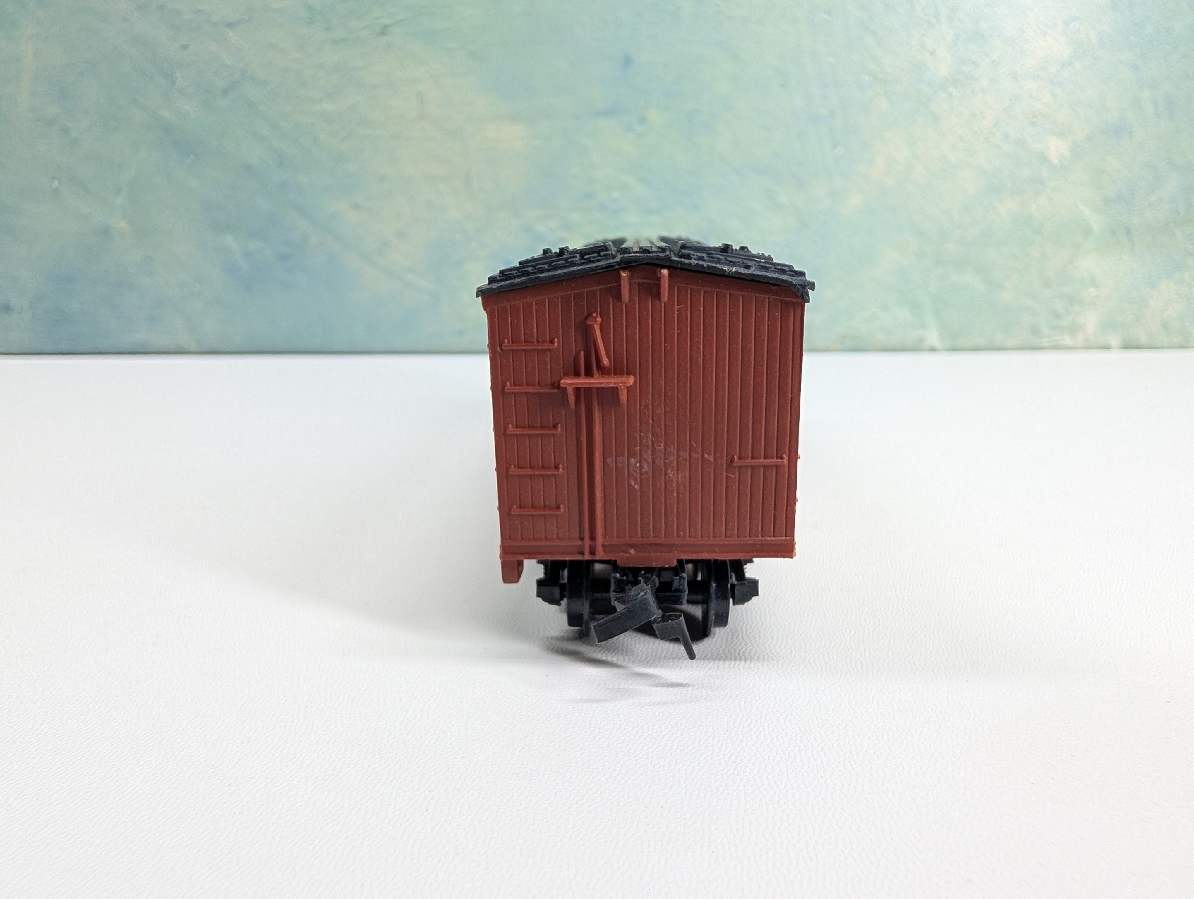 USED Life-Like HO Scale 38' Wooden Reefer Box Car Dubuque URTX #4750