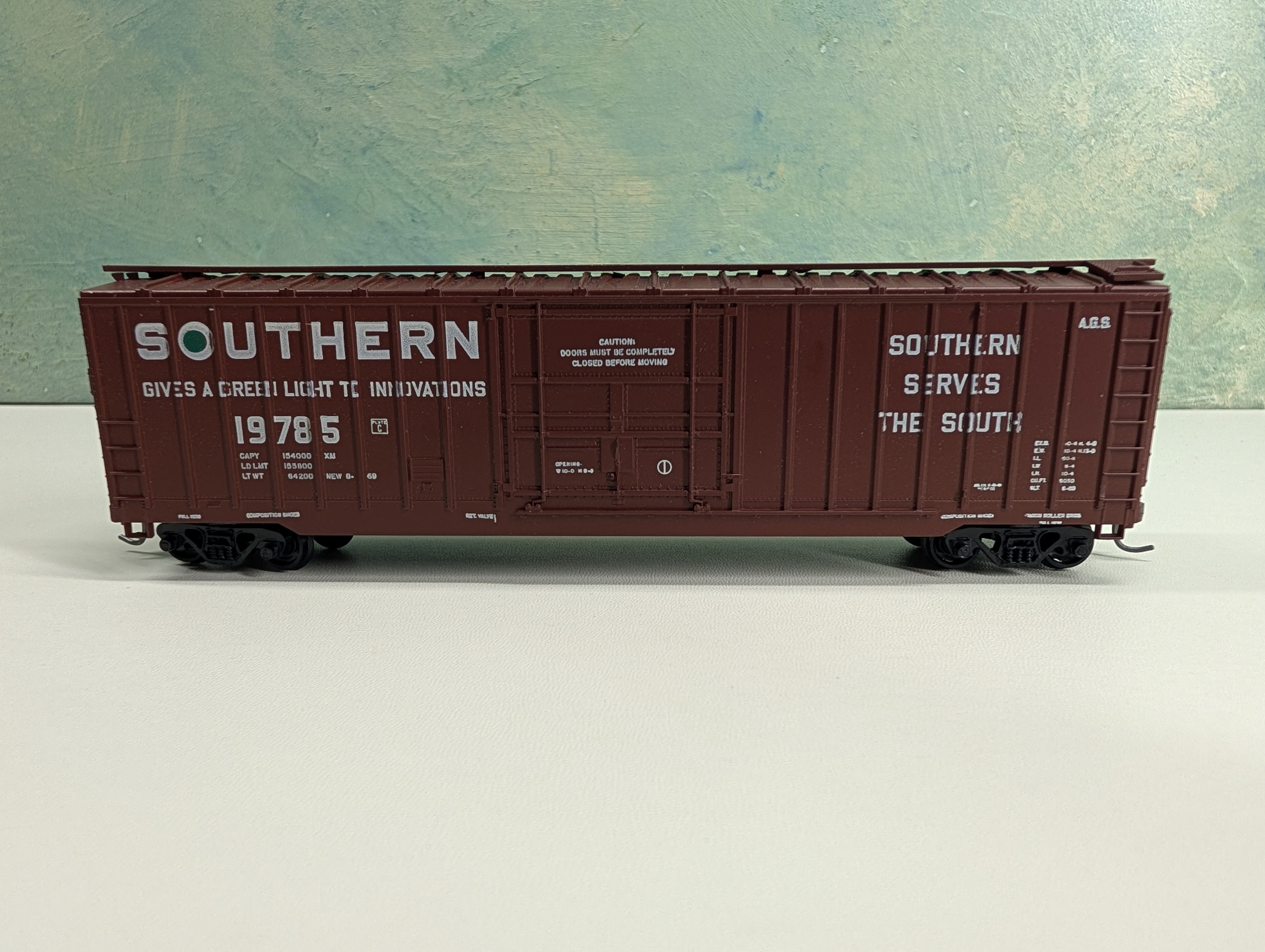 USED Athearn 1345 HO Scale 50' OB Box Car Southern #19785