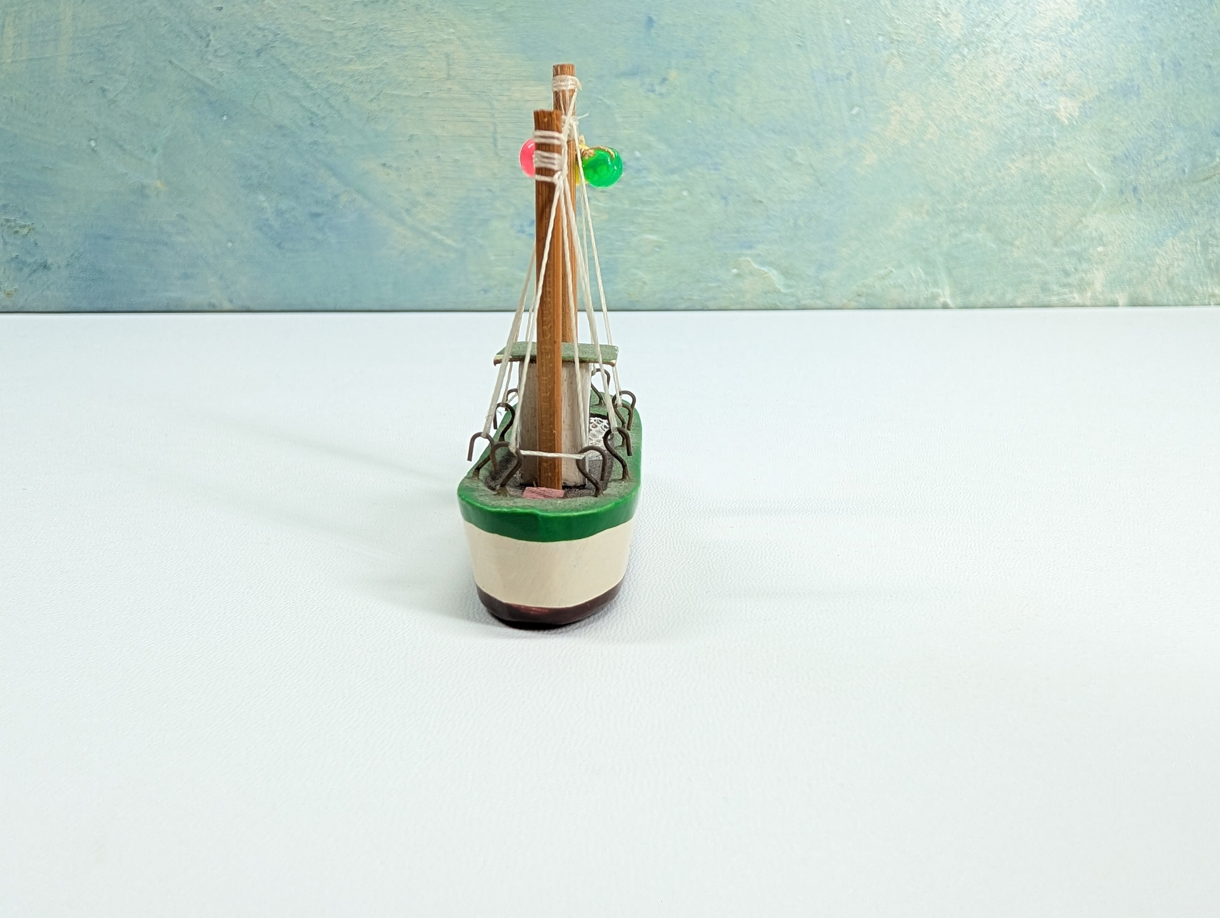USED HO Scale Wooden Boat