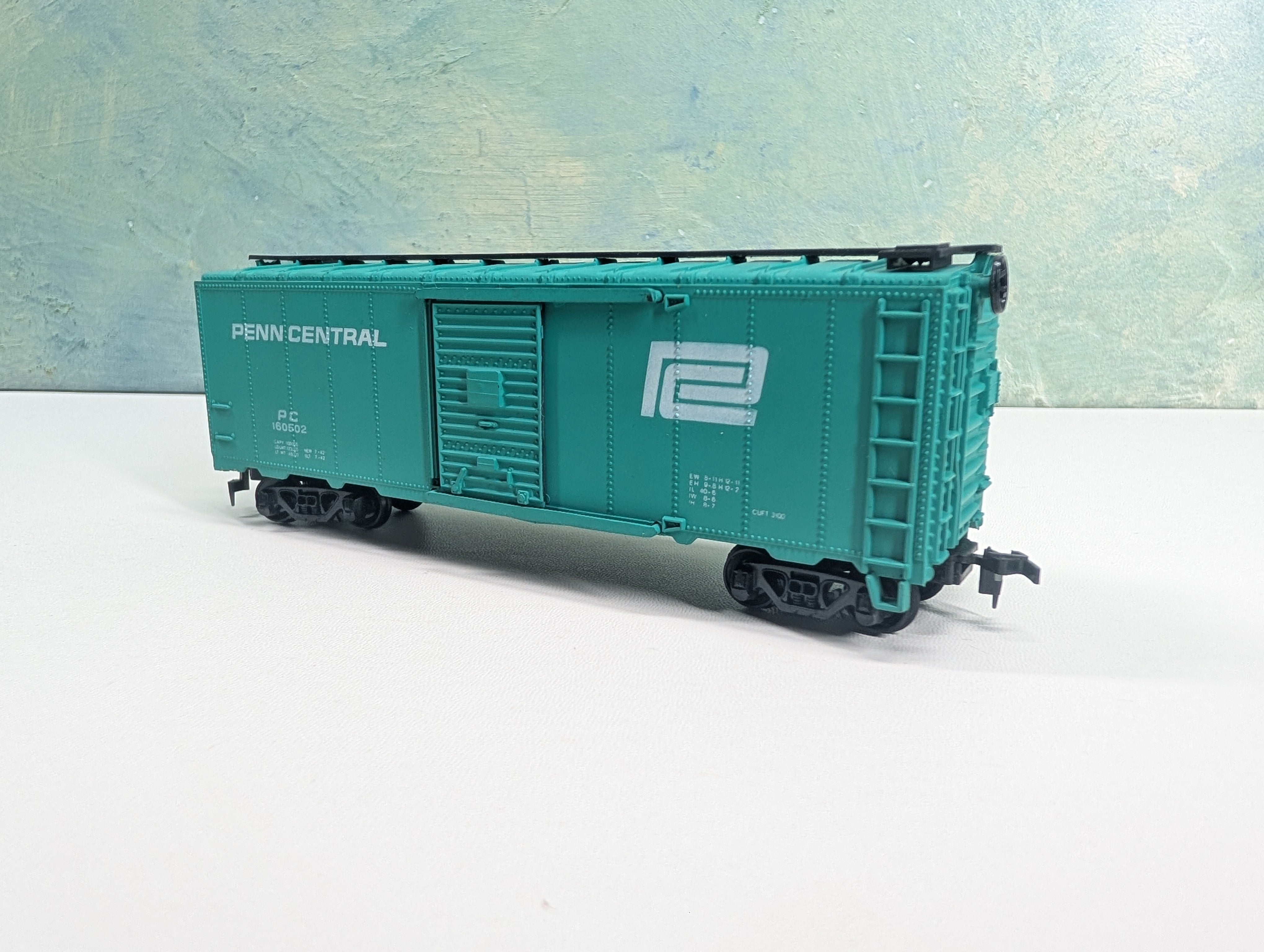 USED Bachmann HO Scale 40' Box Car Penn Central PC #160502