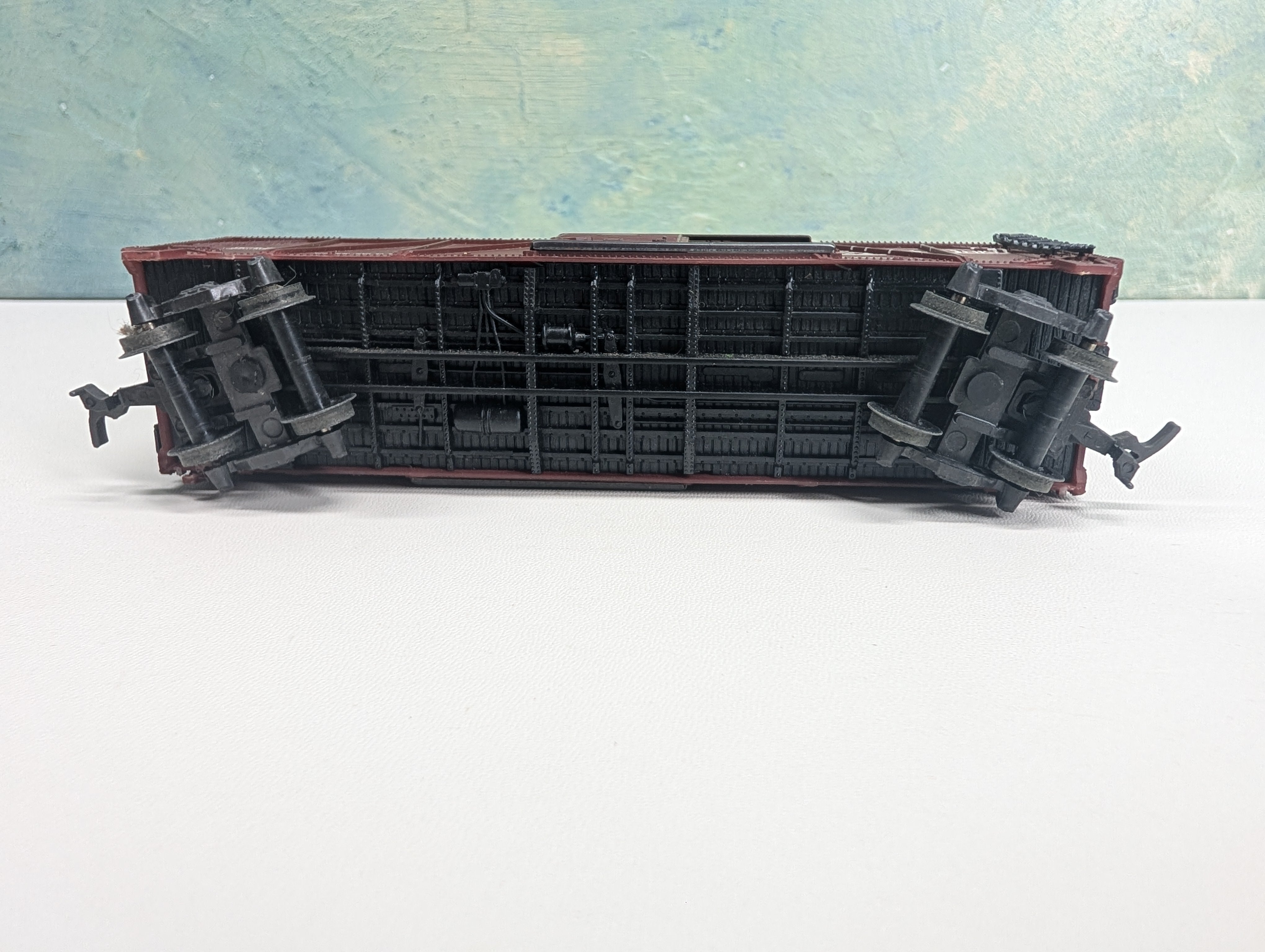 USED AHM HO Scale 41' Wooden Box Car Baltimore and Ohio #57440
