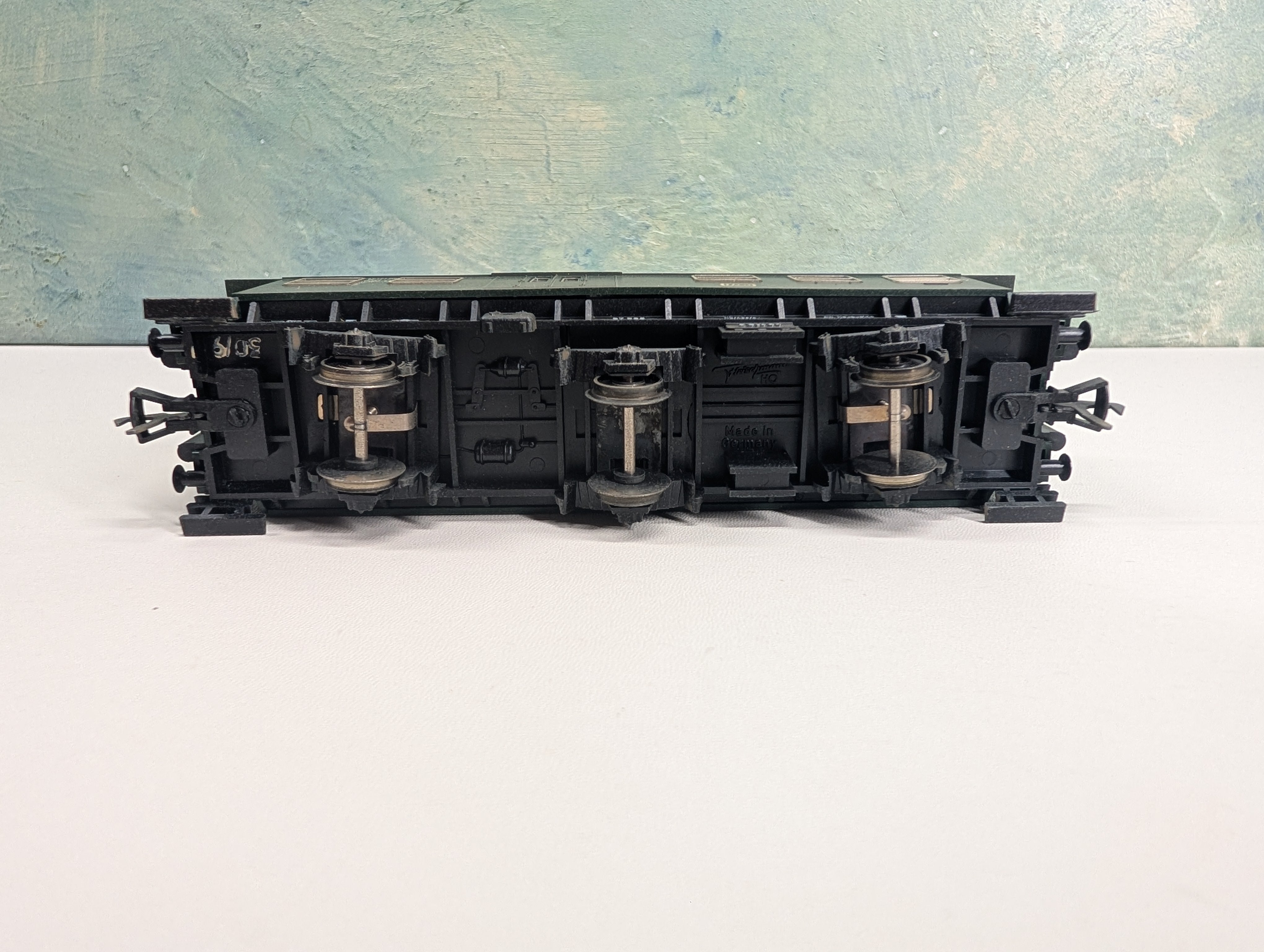 USED Fleischmann 1408 HO Scale 2nd Class Coach Baggage Car DB #87935 Weathered