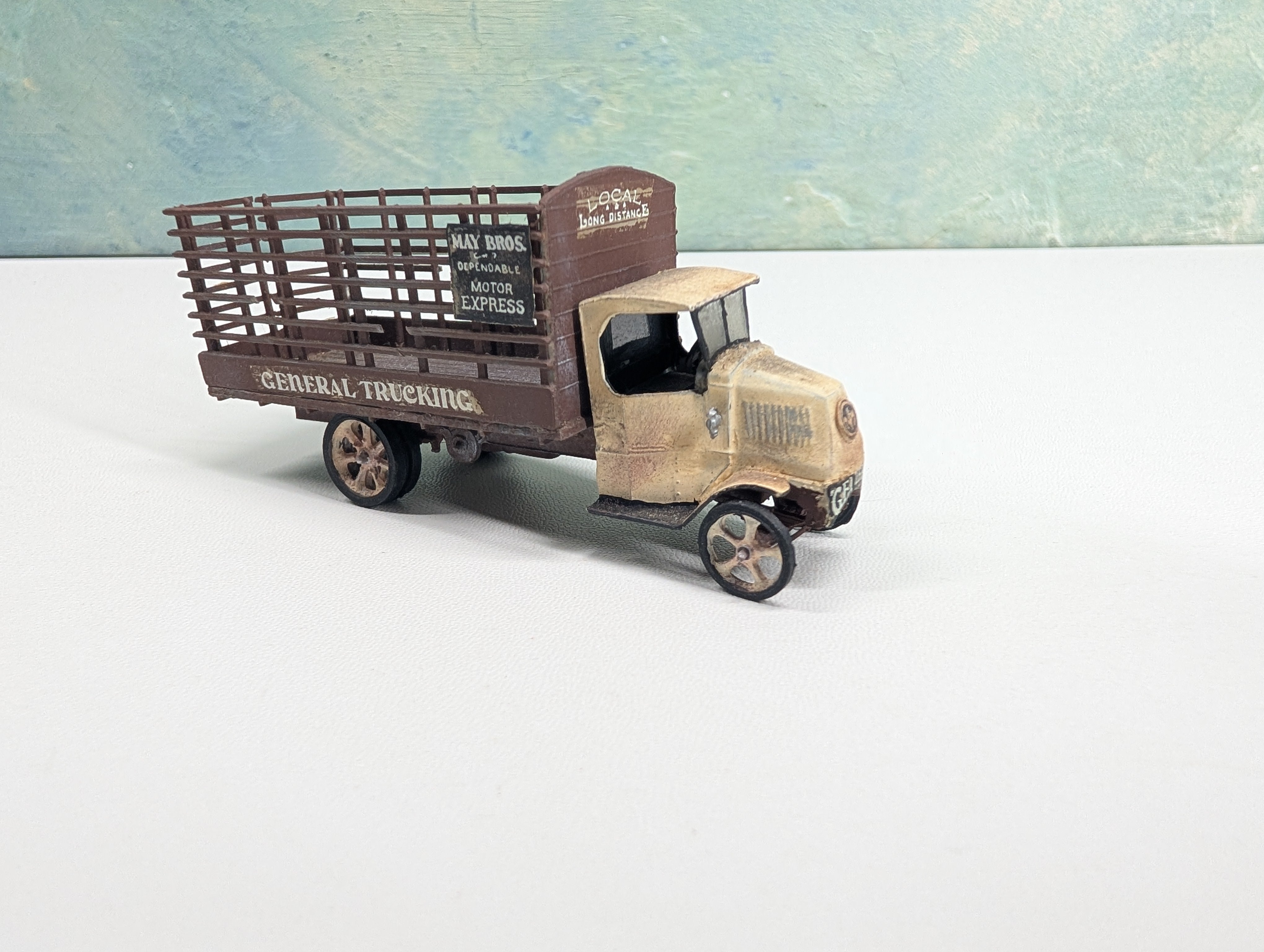 USED HO Scale May Bros. Old Time Stake Truck