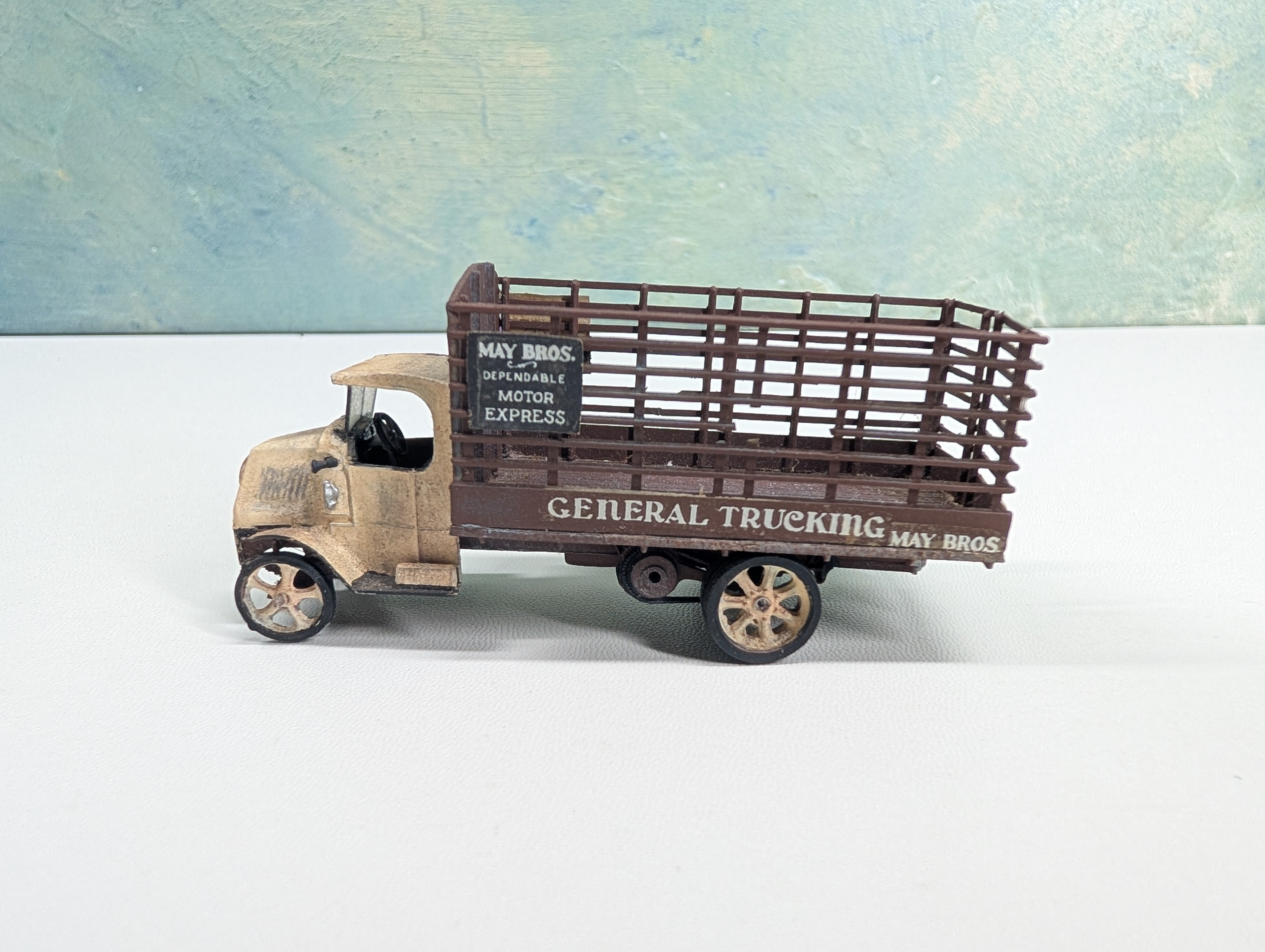 USED HO Scale May Bros. Old Time Stake Truck