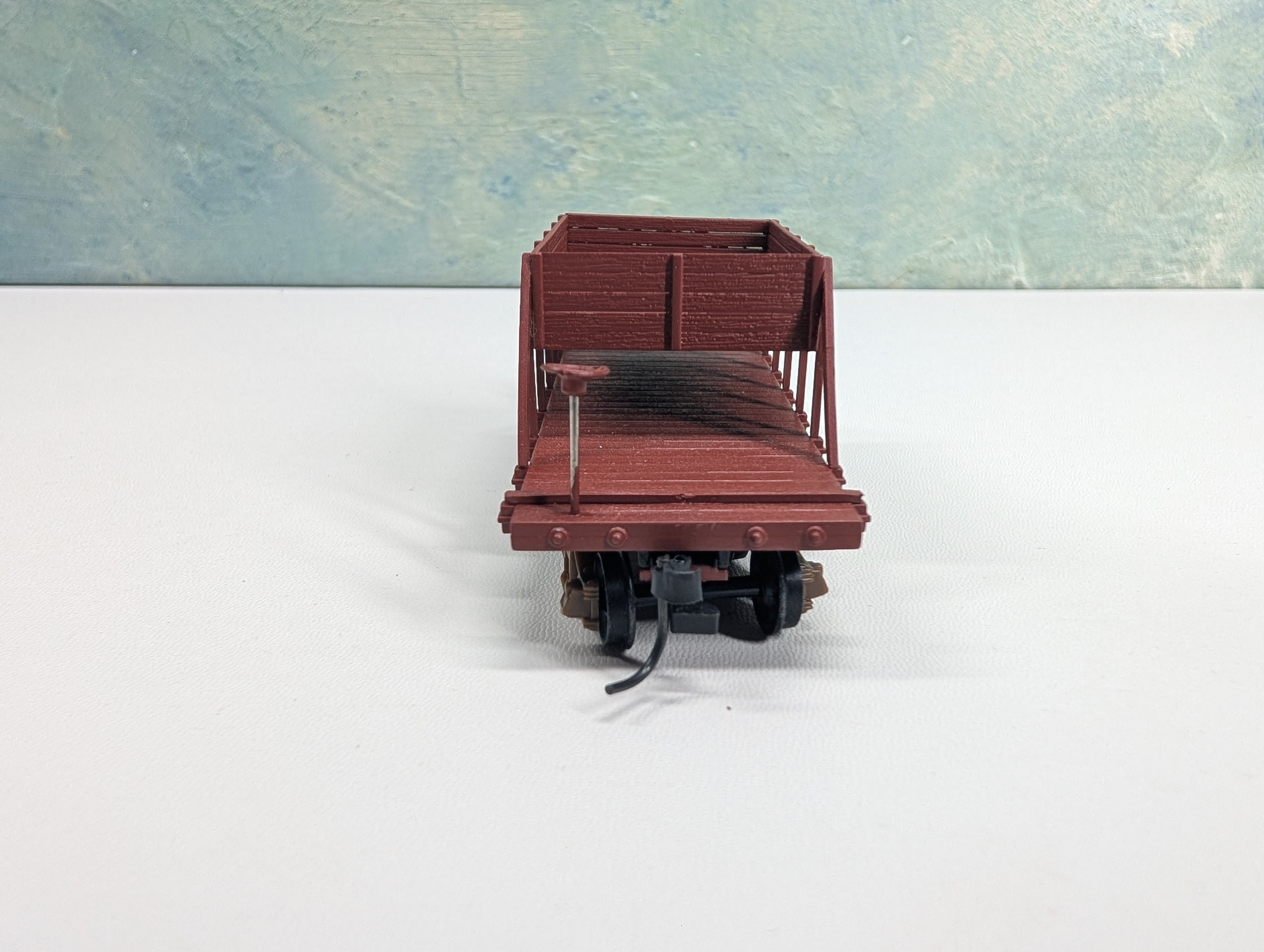 USED HO Scale Old Time Flat Car w/ Raised Level DL&W MOWX #534