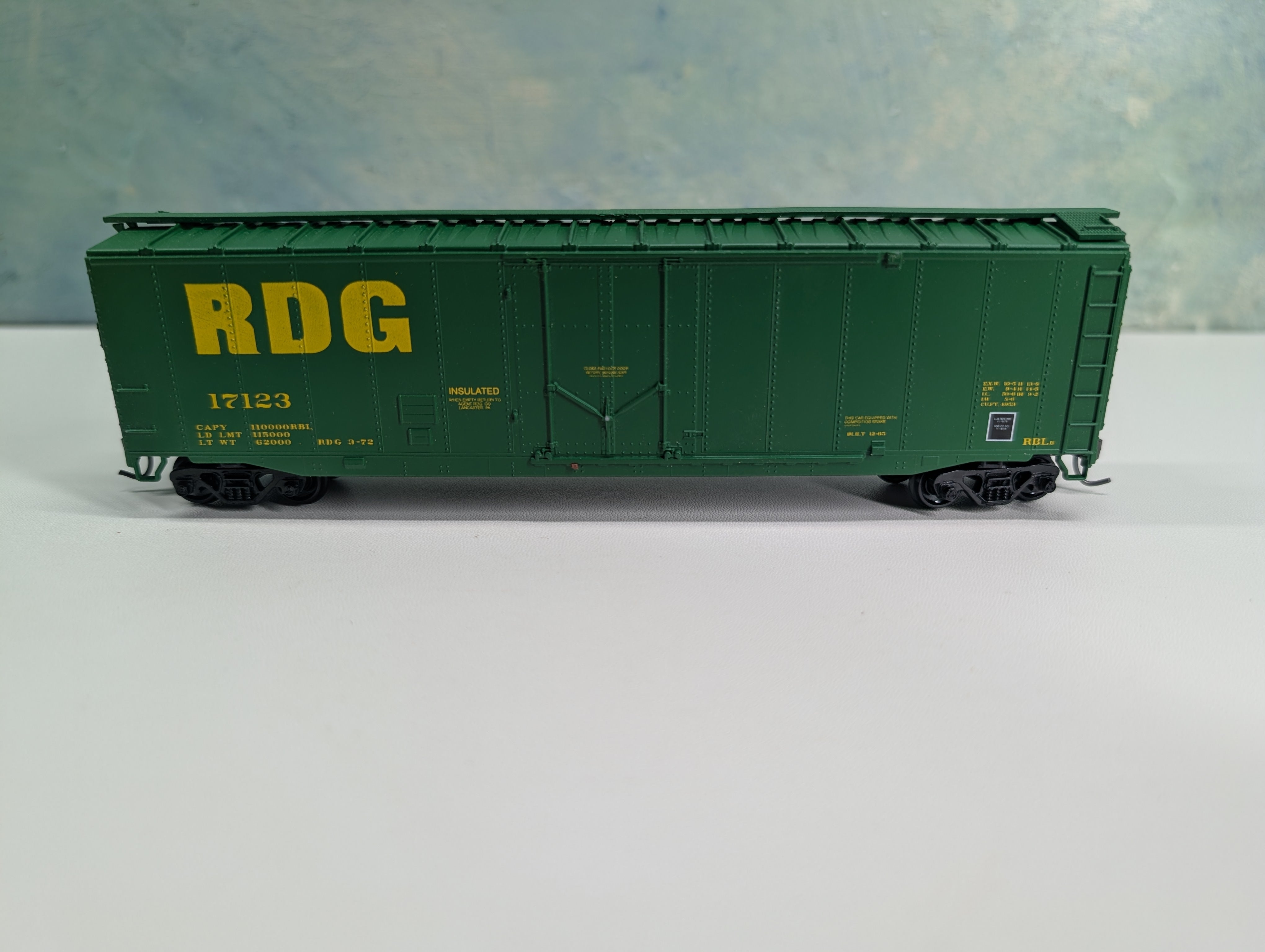 USED Athearn HO Scale 50' Box Car Reading RDG #17123