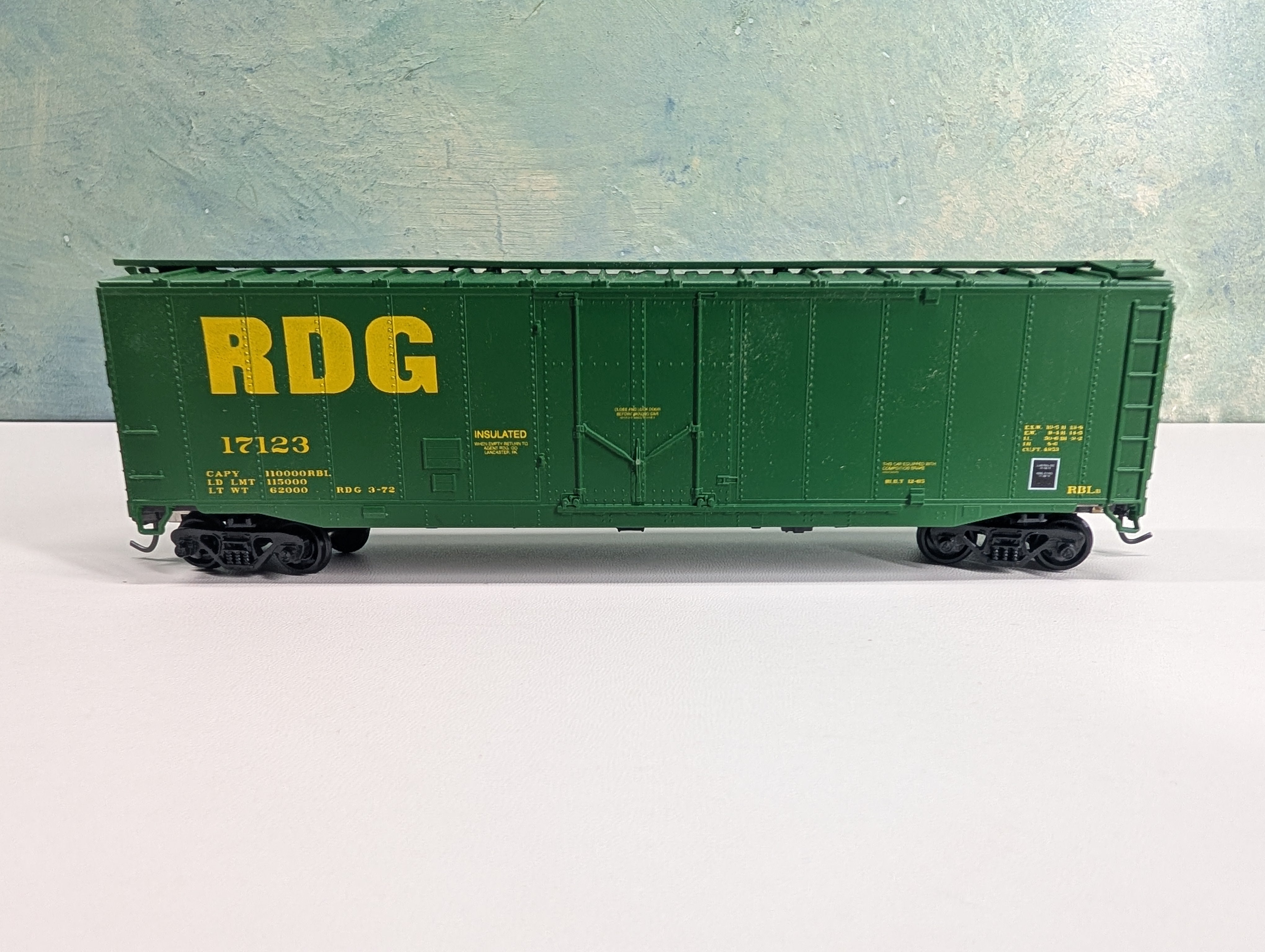 USED Athearn HO Scale 50' Box Car Reading RDG #17123