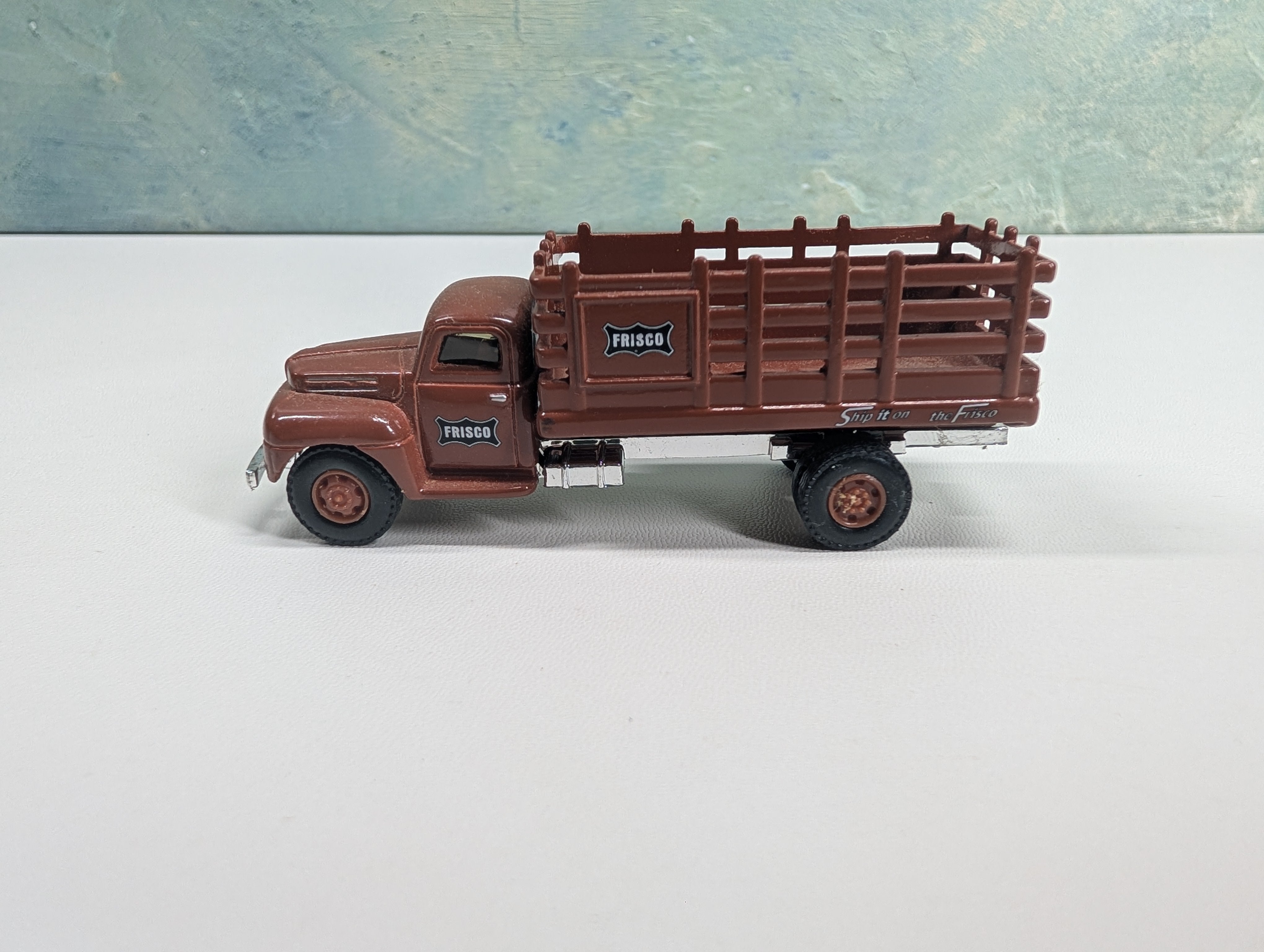 USED IMEX HO Scale Diecast SLSF Frisco Stake Truck
