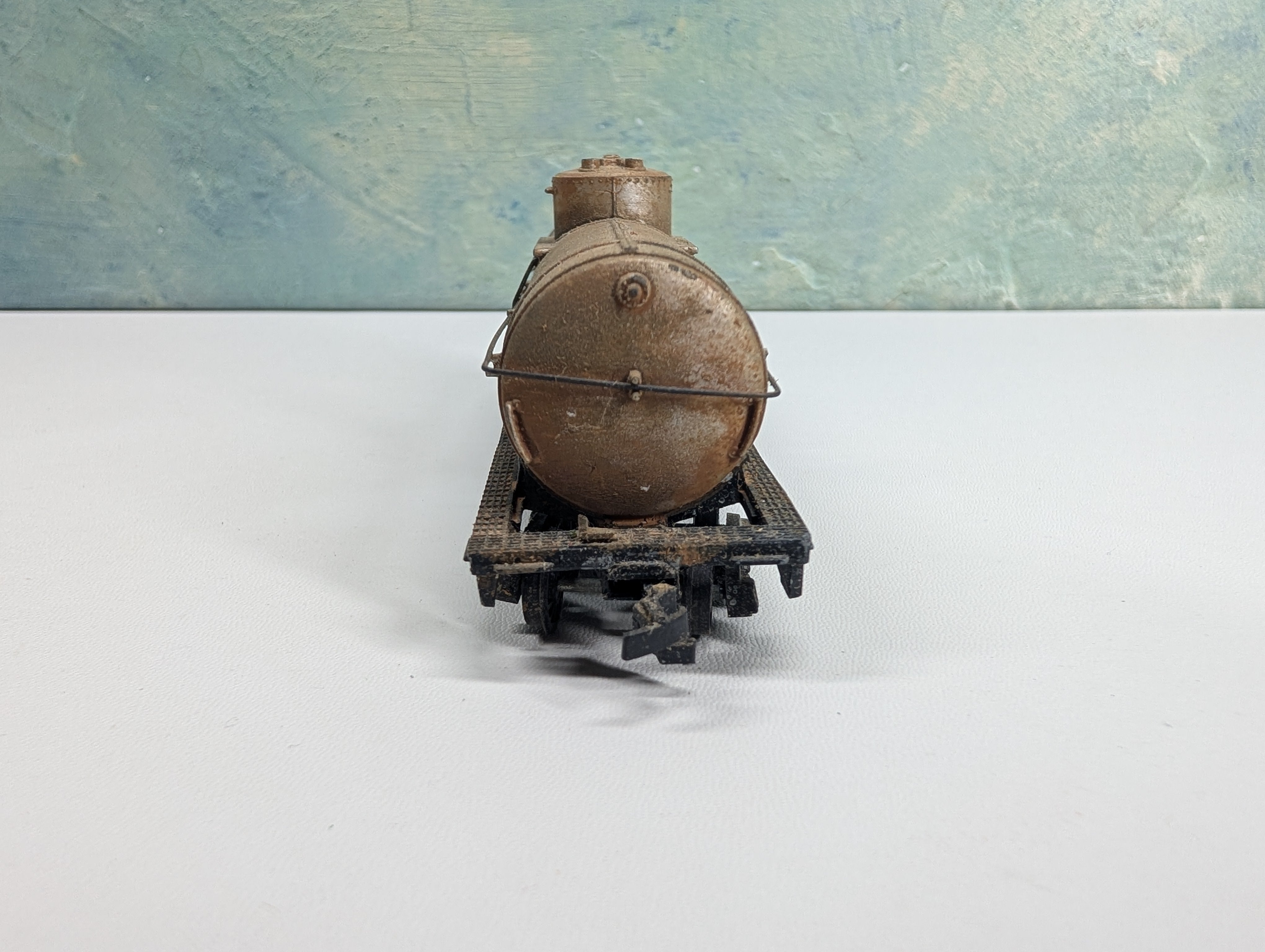 USED Mantua HO Scale Single Dome Tank Car Republic CPOX #8056 Weathered