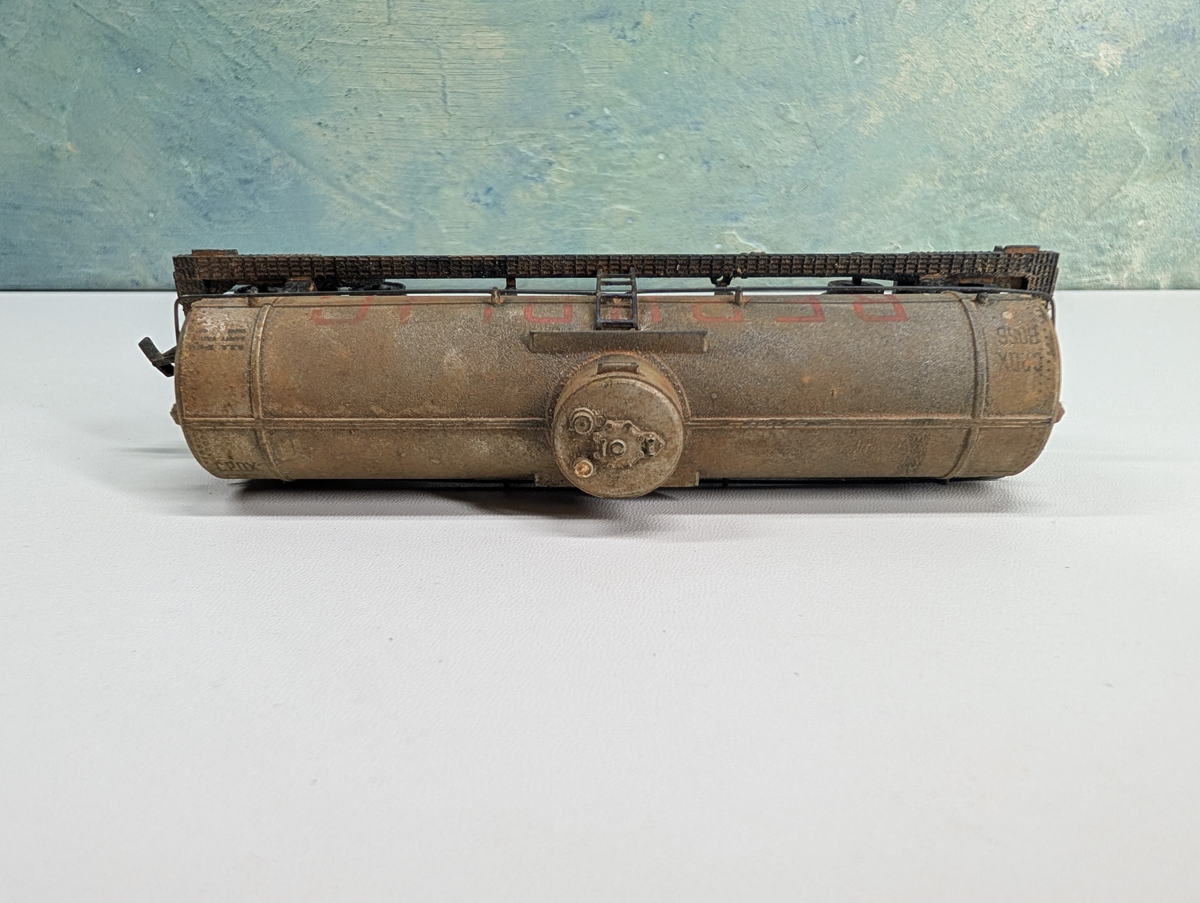 USED Mantua HO Scale Single Dome Tank Car Republic CPOX #8056 Weathered