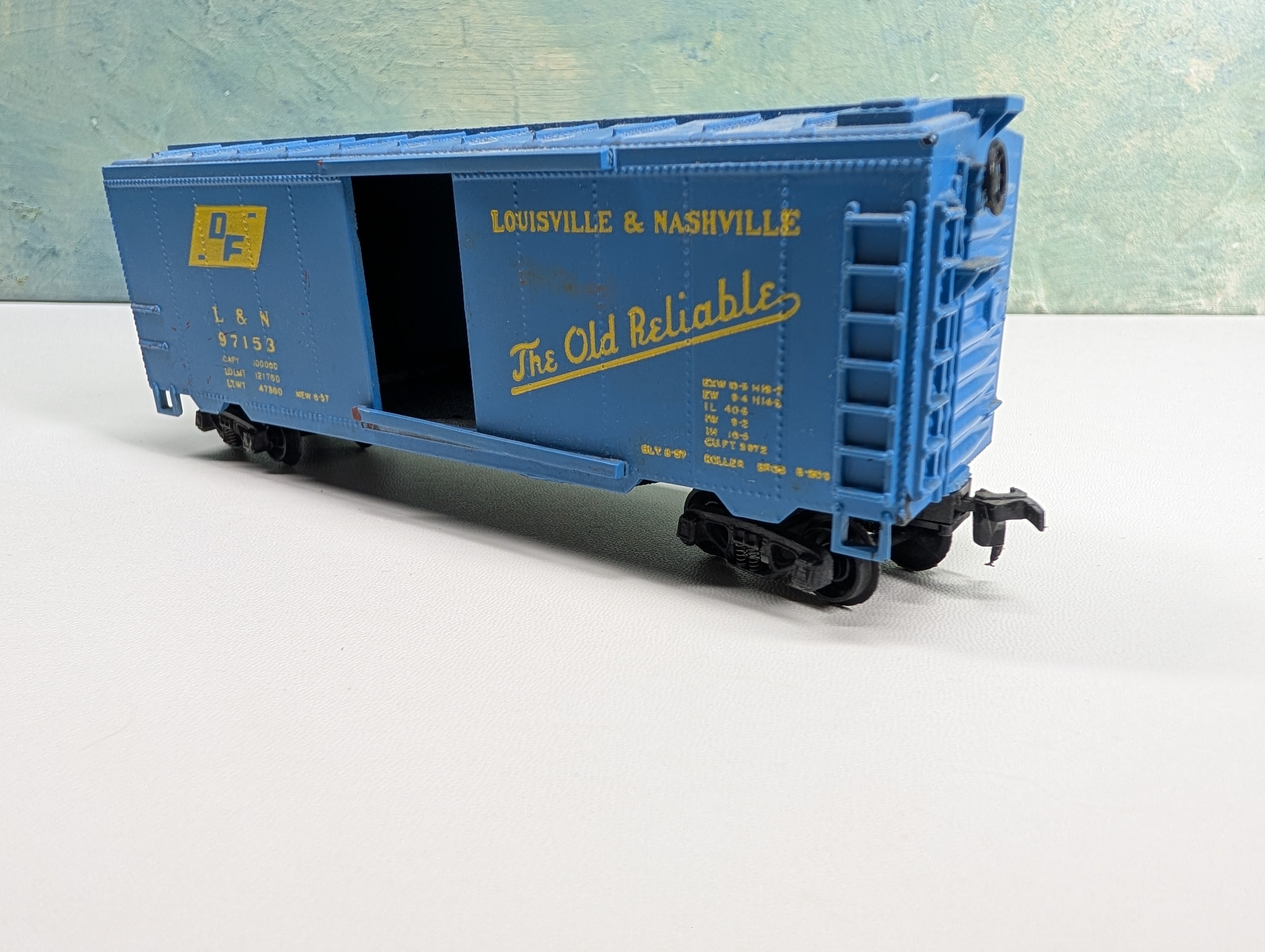 USED Varney HO Scale 40' Box Car Louisville & Nashville L&N #97153