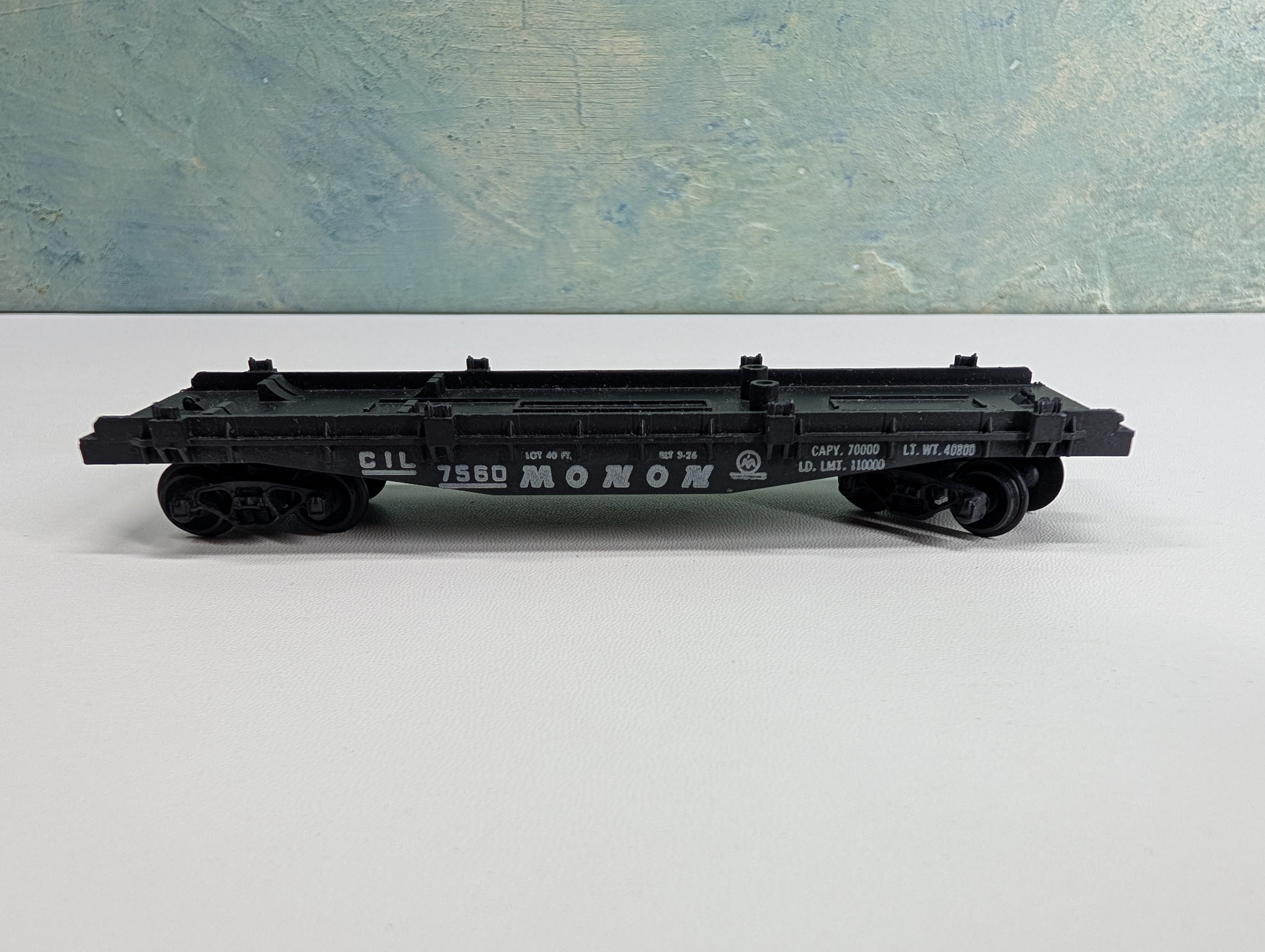 USED PENN LINE HO Scale 40' Trailer Flat Car Monon CIL #7560