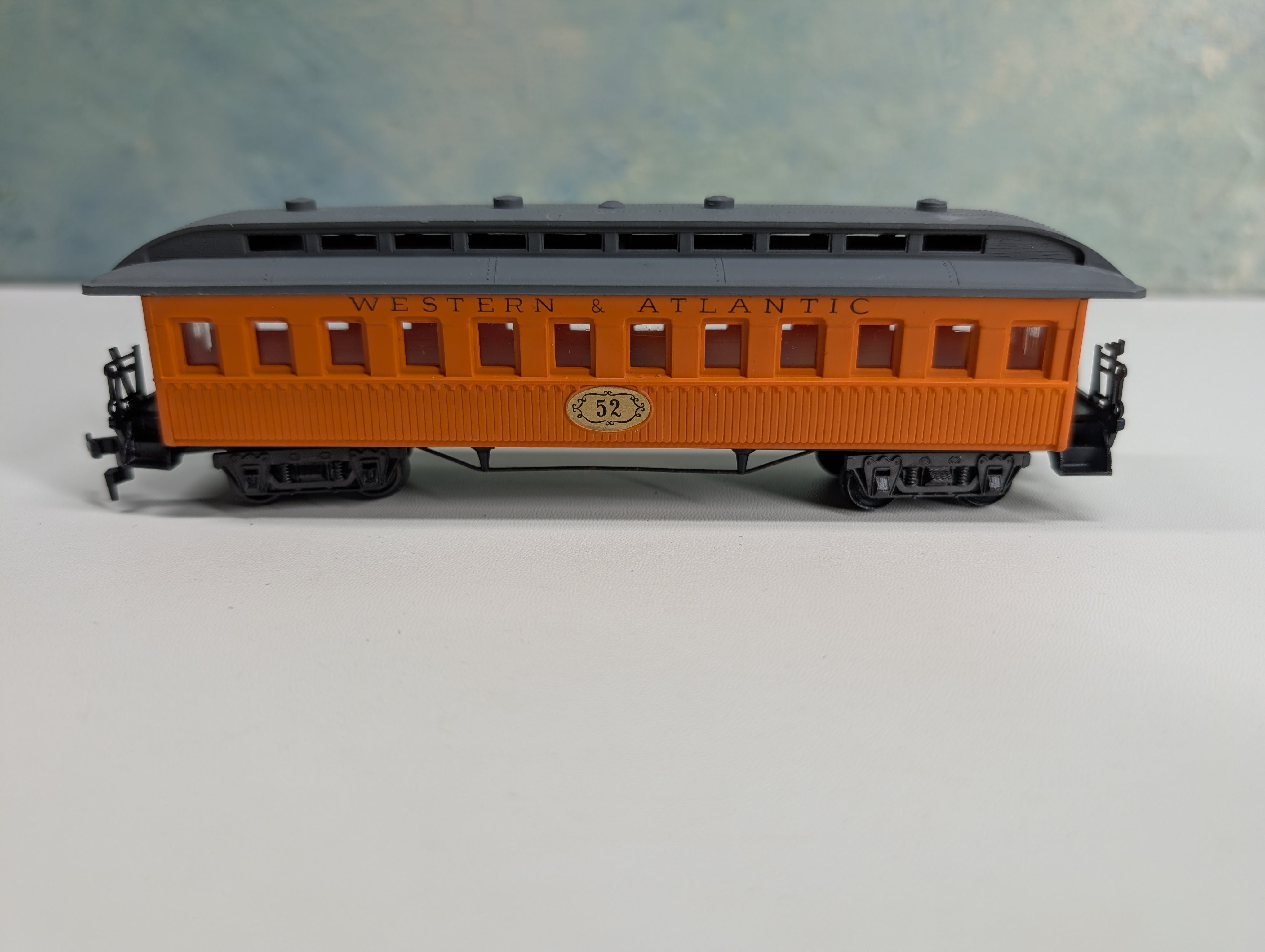 USED Pocher HO Scale Oldtime Coach Passenger Car Western & Atlantic #52